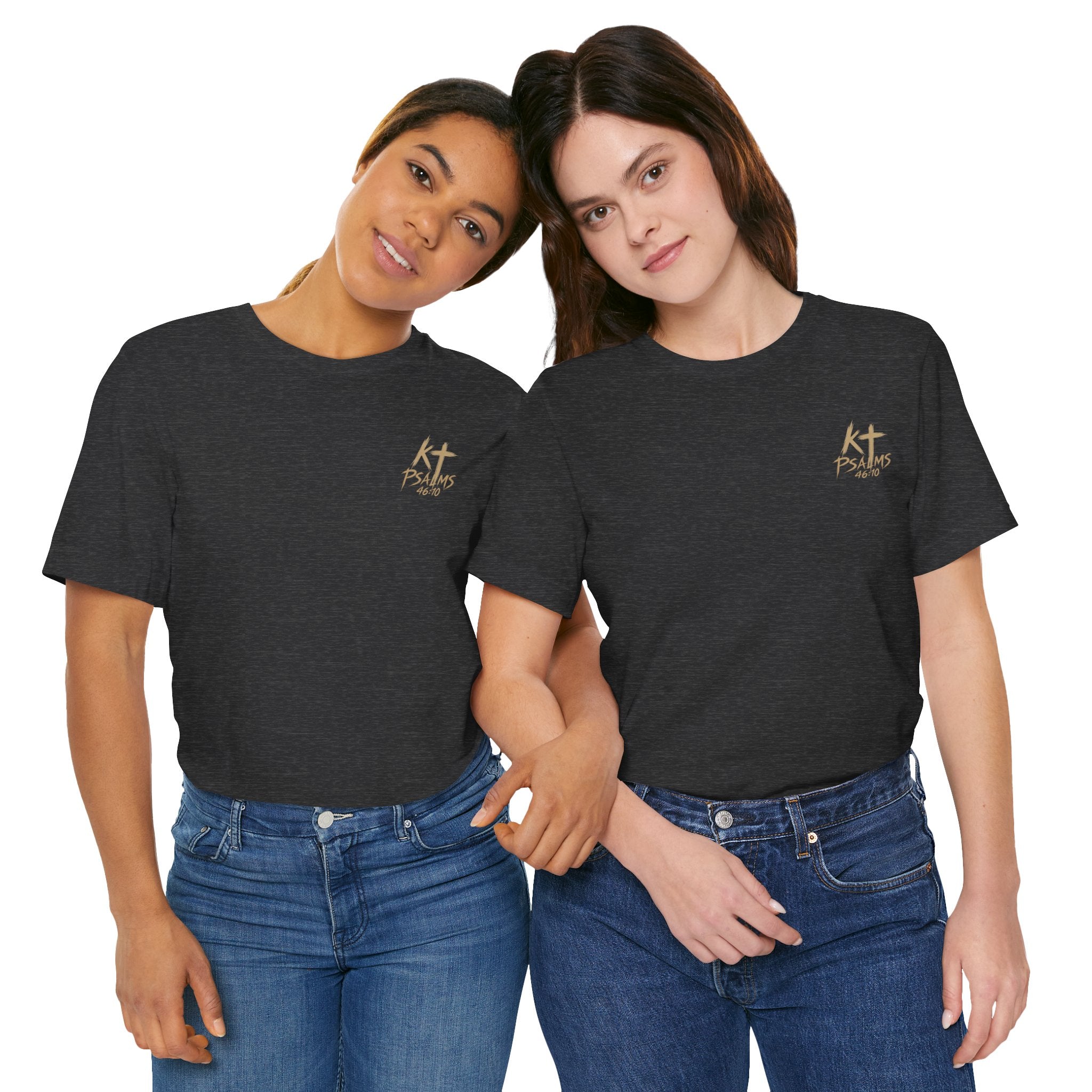 Be Still and Know Tee — Floral Christian Scripture T‑Shirt (Psalm 46:10)