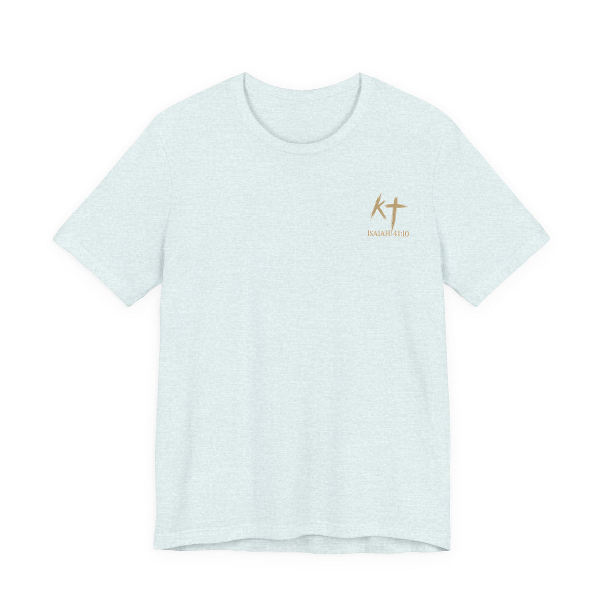 Christian Cross Tee — "Fear Thou Not" Inspirational Graphic T-Shirt