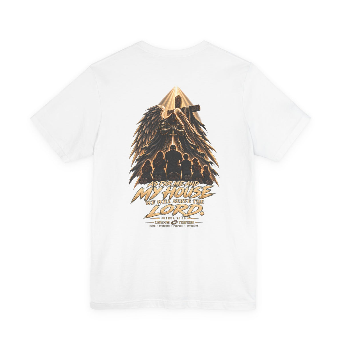 Christian Faith T-Shirt — “As For Me and My House” Family Scripture Tee