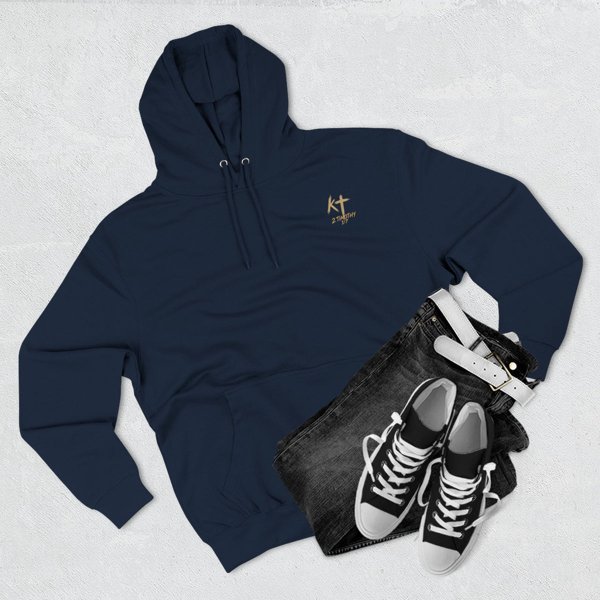 Power, Love & Sound Mind Hoodie – Christian Faith Verse Fleece Hoodie