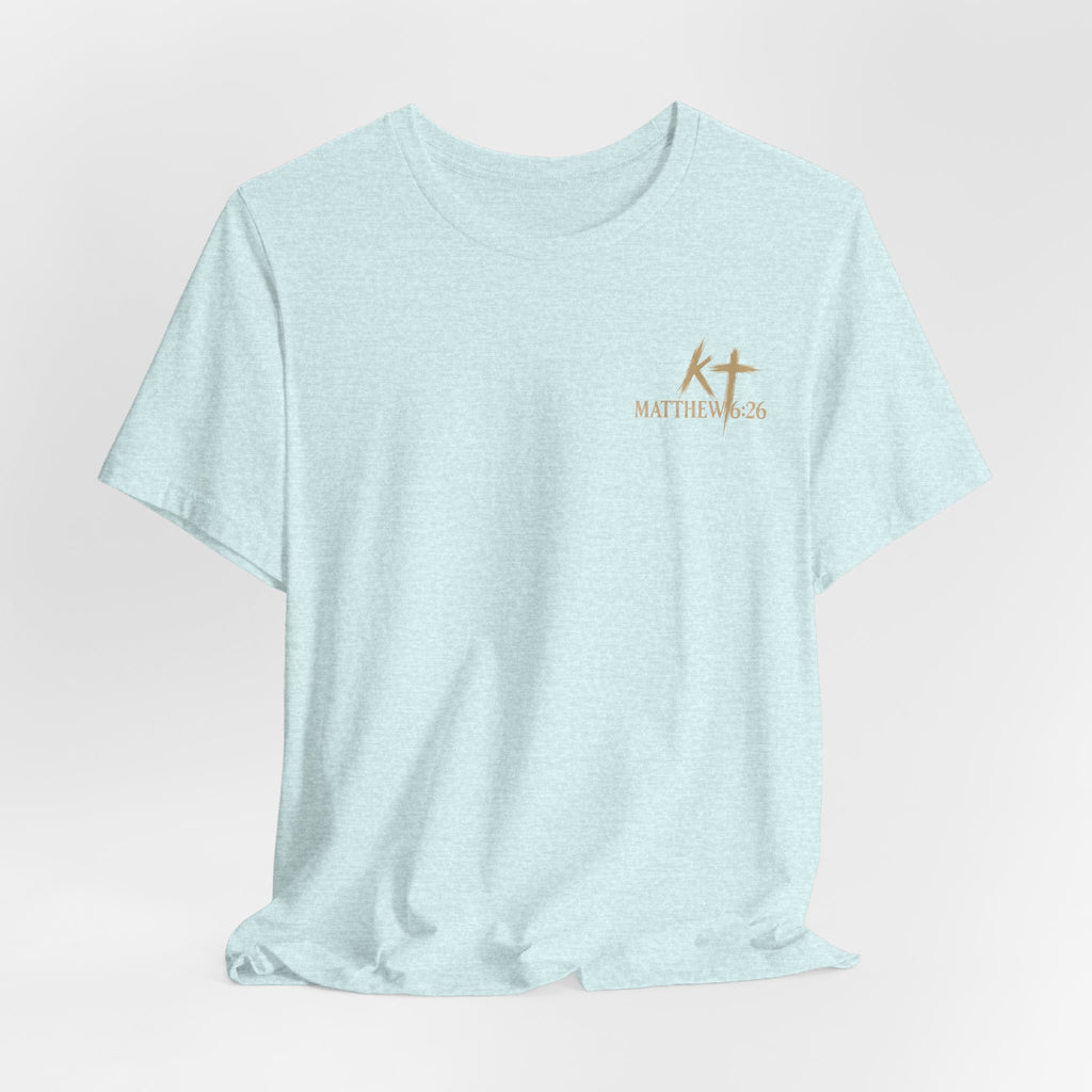 Kingdom & Tempted Christian Tee — Matthew 6:26 Inspirational T‑Shirt