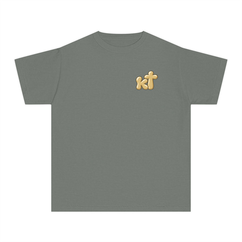 Youth Tee — "Your Faith Can Move Mountains" Mountain Graphic Christian Shirt