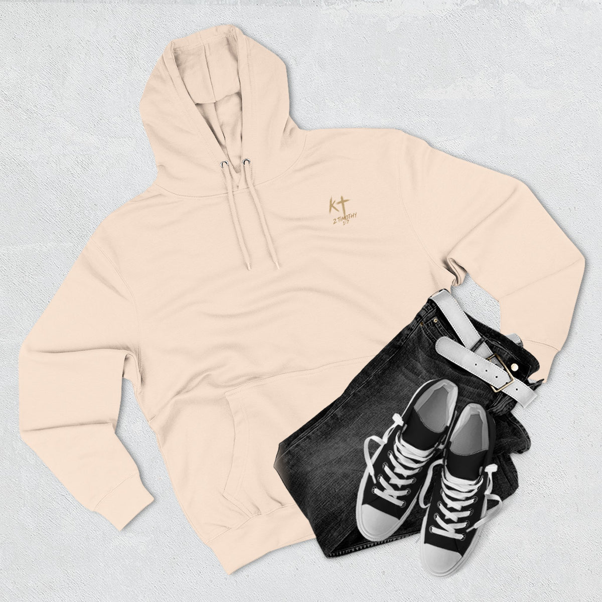Power, Love & Sound Mind Hoodie – Christian Faith Verse Fleece Hoodie