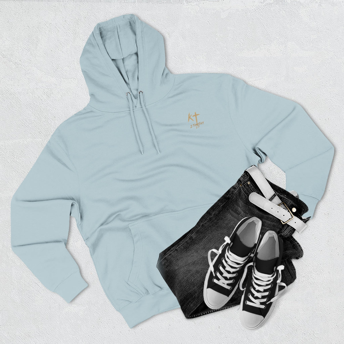 Power, Love & Sound Mind Hoodie – Christian Faith Verse Fleece Hoodie