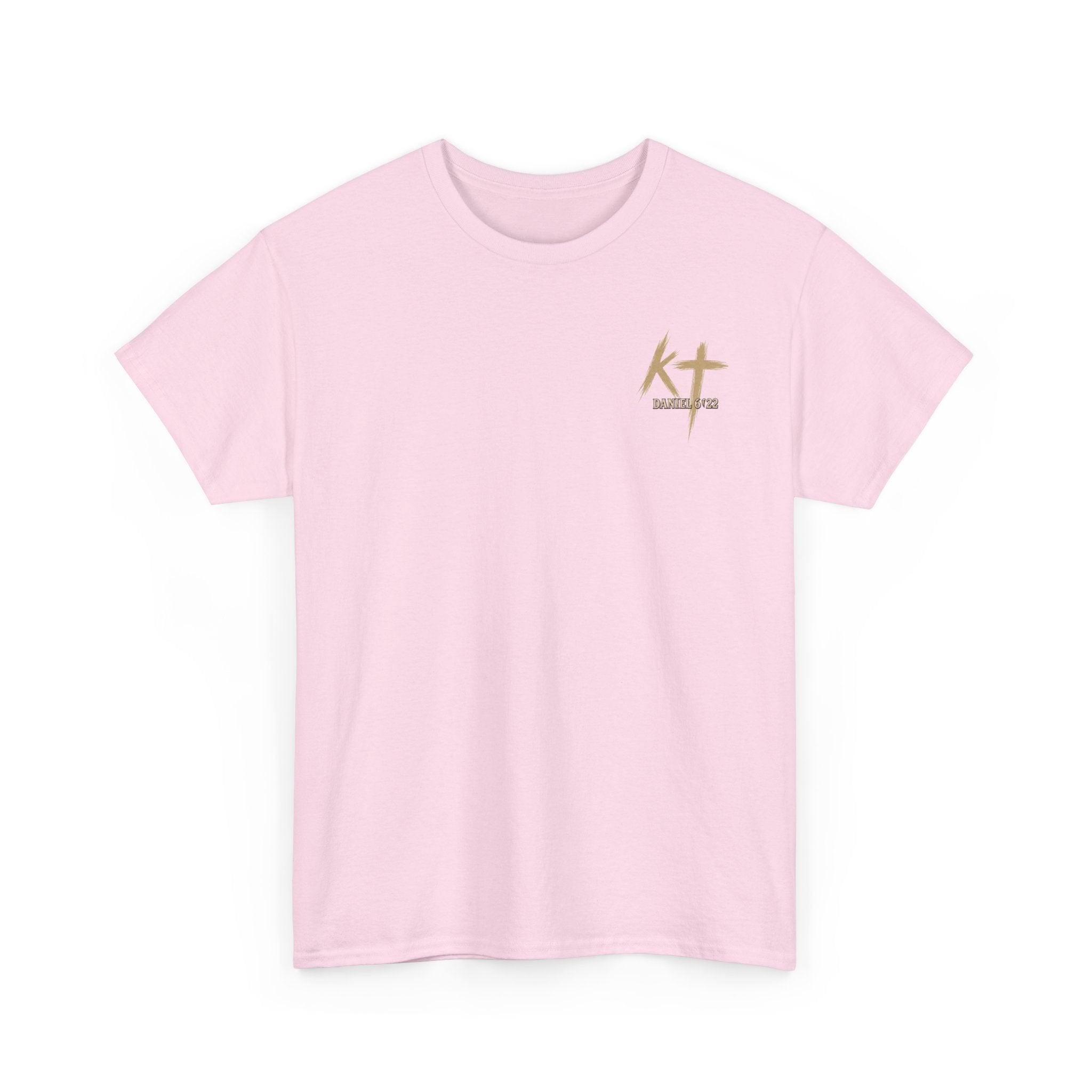Pray With Faith Tee — Lion & Cross Christian Graphic T-Shirt