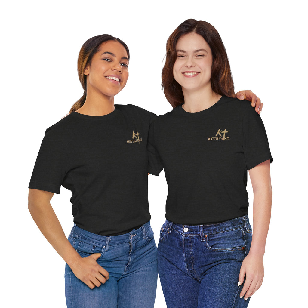 Kingdom & Tempted Christian Tee — Matthew 6:26 Inspirational T‑Shirt