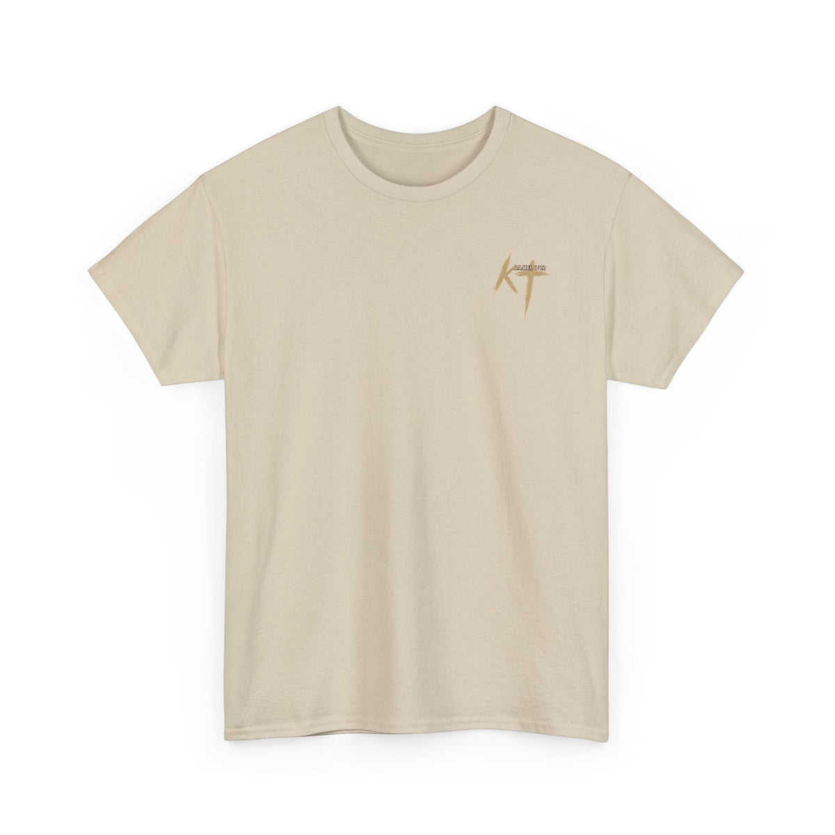 Pray With Faith Tee — Lion & Cross Christian Graphic T-Shirt