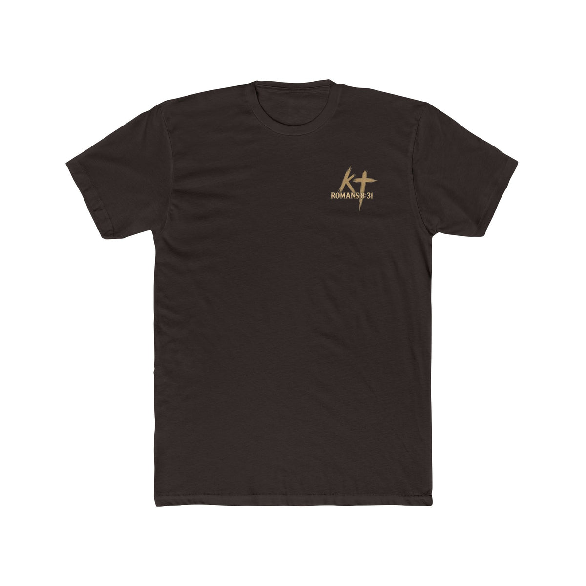 Christian Faith Tee — "If God Is For Us" Angel & Prayer Graphic T-Shirt