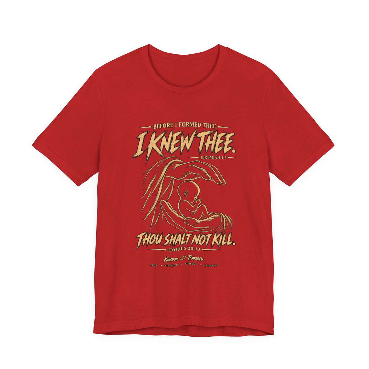 I Knew Thee Nativity Tee – Christian Faith Baby Jesus Graphic T-Shirt