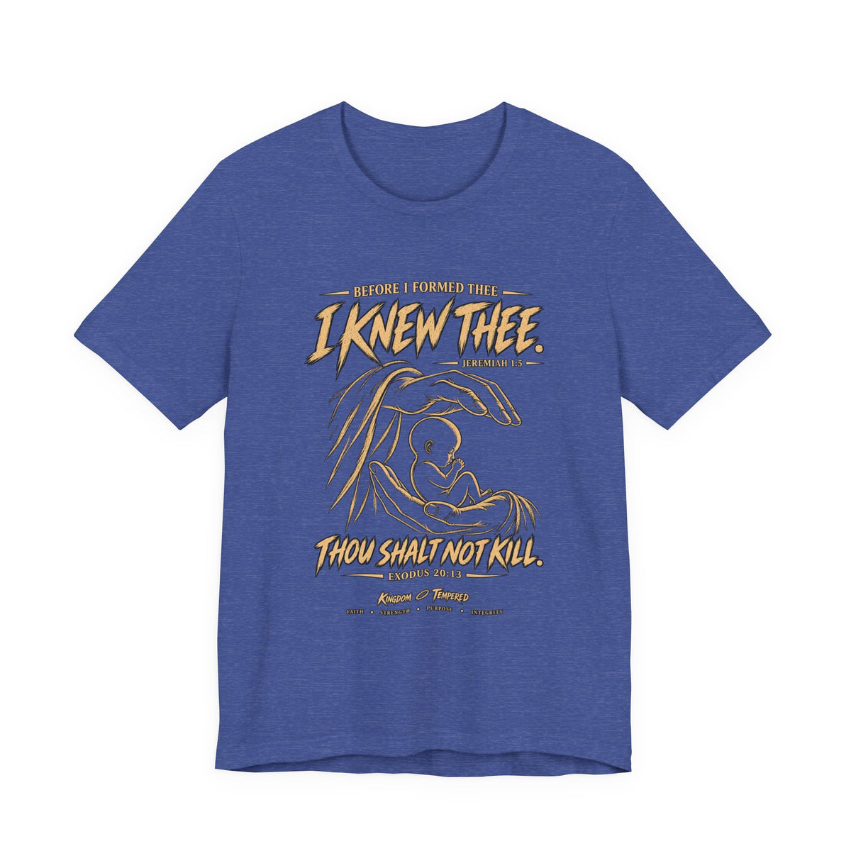 I Knew Thee Nativity Tee – Christian Faith Baby Jesus Graphic T-Shirt