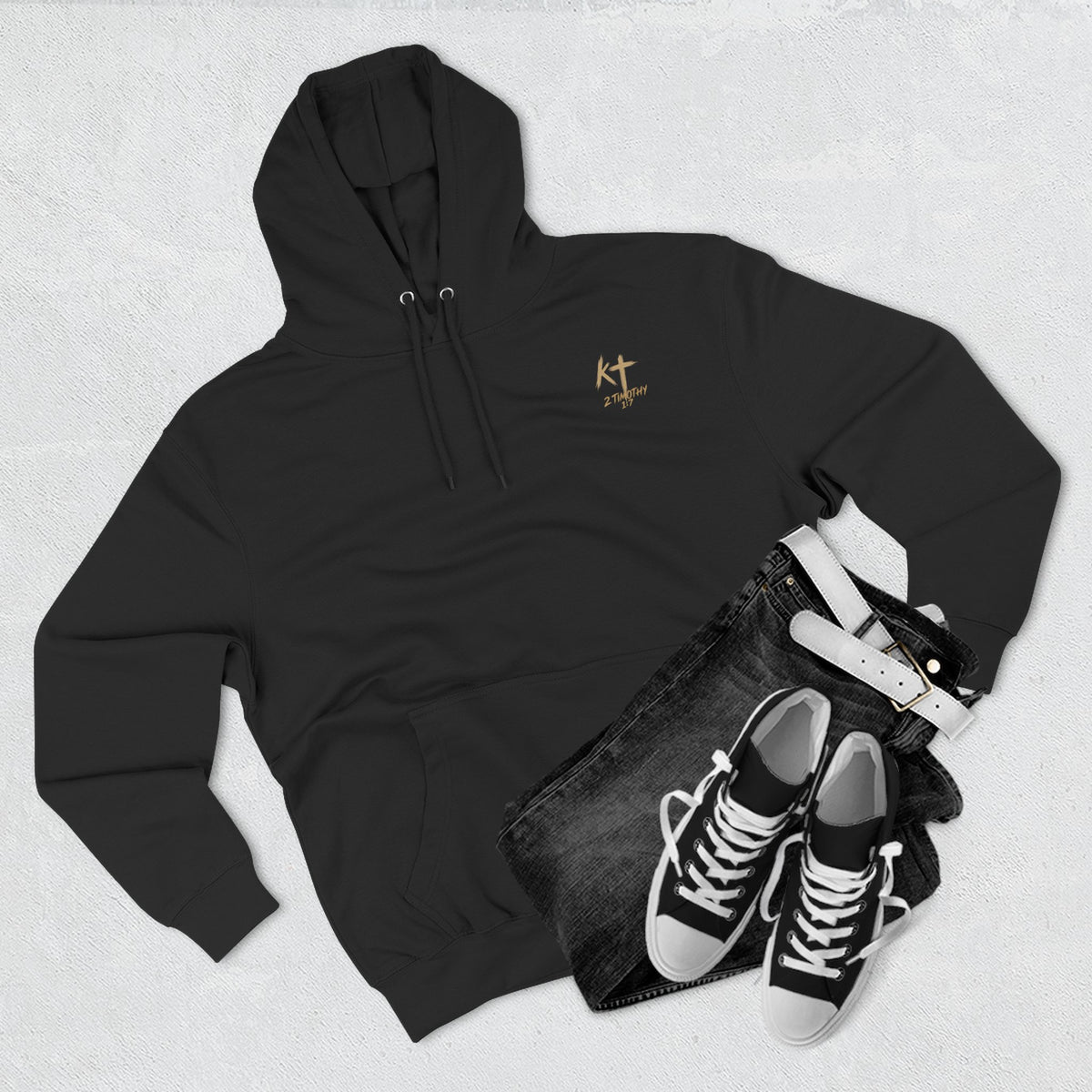 Power, Love & Sound Mind Hoodie – Christian Faith Verse Fleece Hoodie