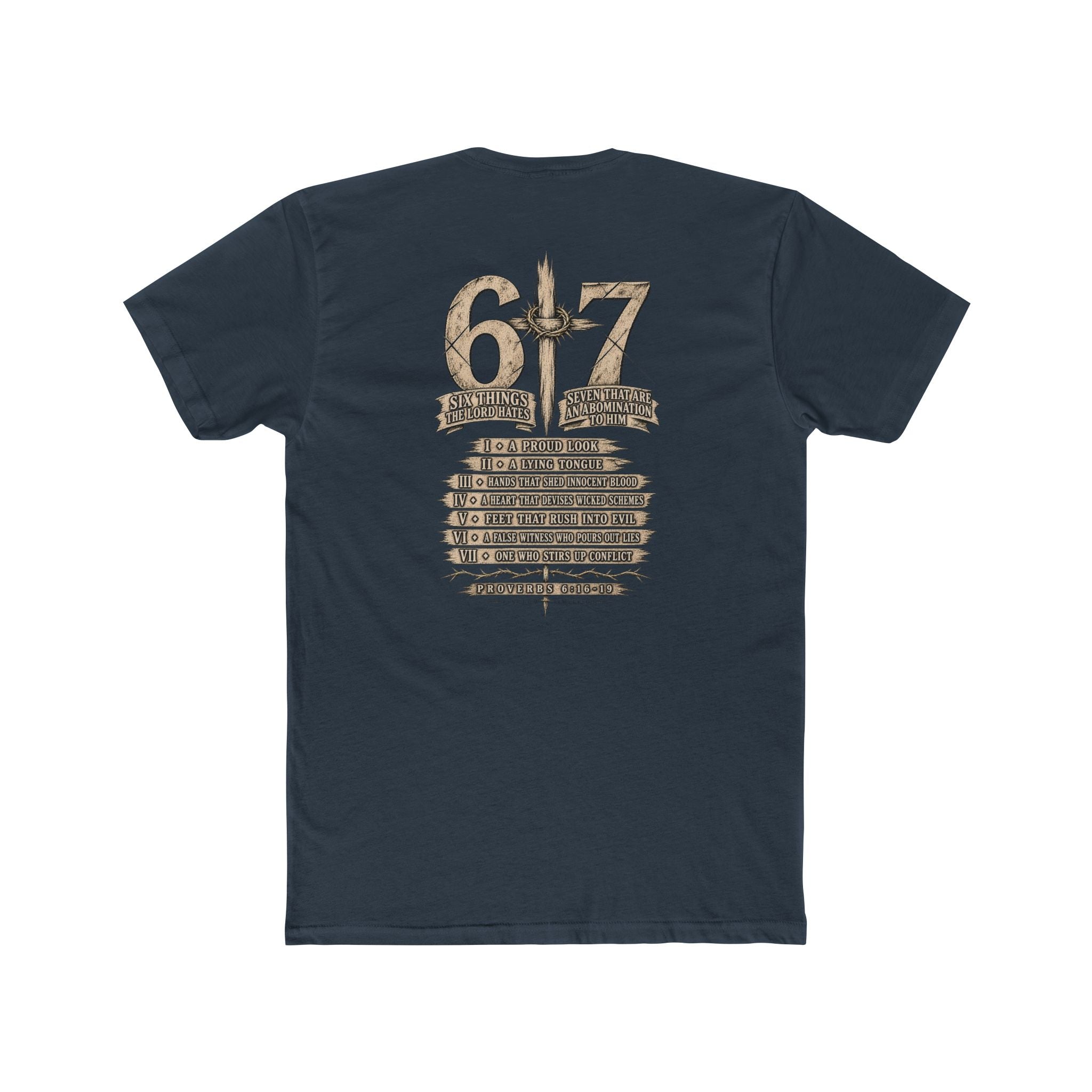 6•7 Cross Sword Vintage Graphic Tee — Providence Youth Ministry Shirt