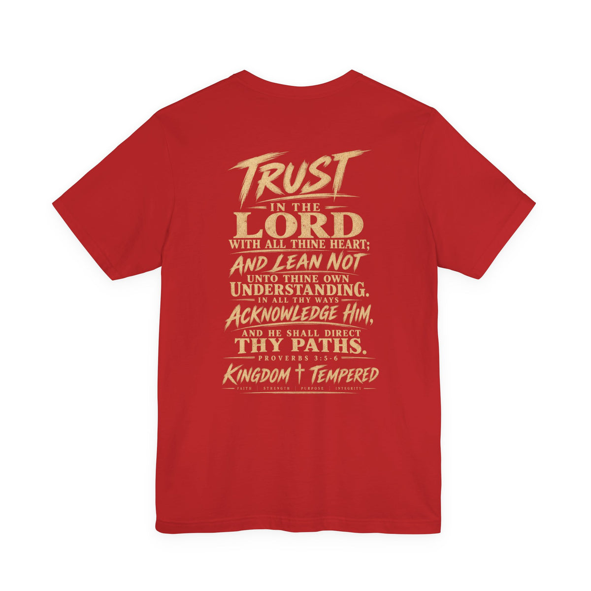 Faith T‑Shirt — "Trust in the Lord" Scripture Tee