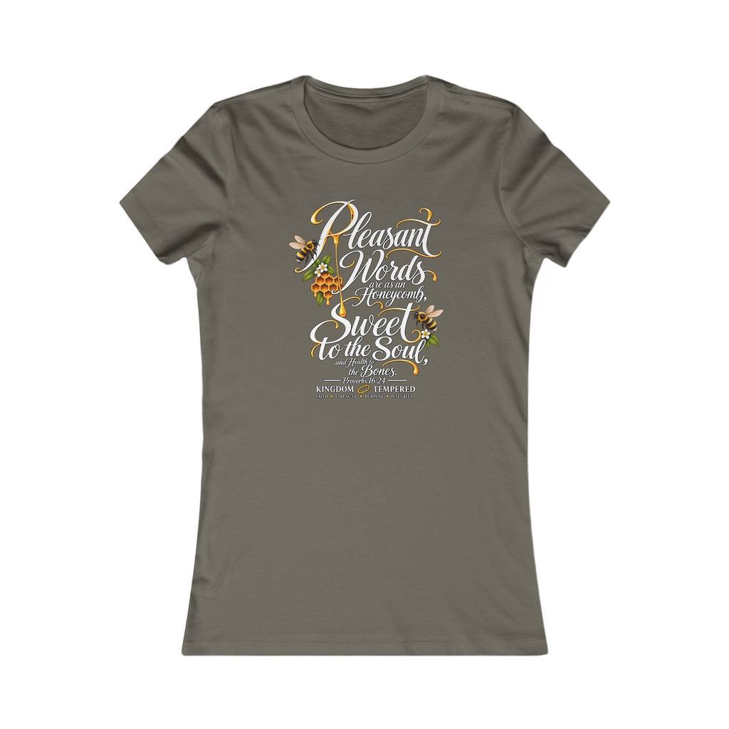 Women's Pleasant Words White Lettering