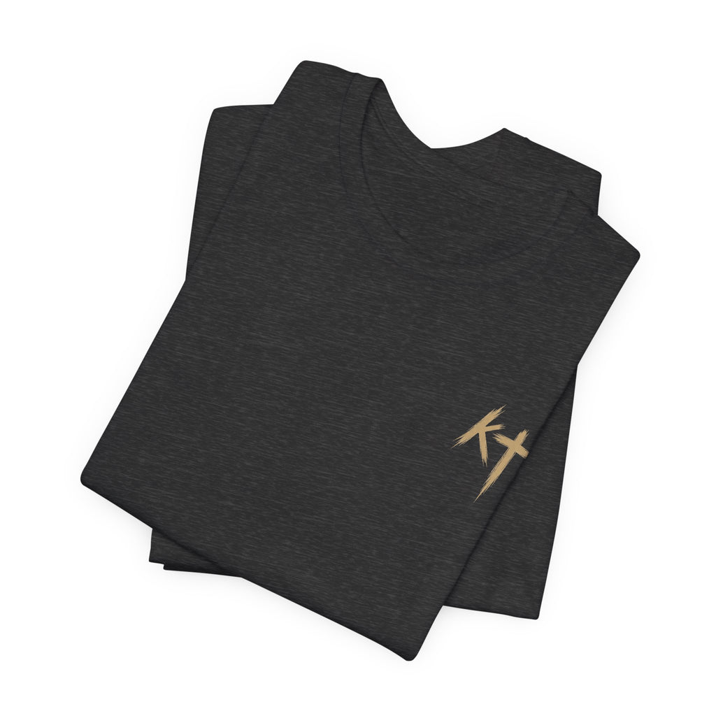 Christian Cross Reflection Tee — 'I Will Be With You' Inspirational T-Shirt