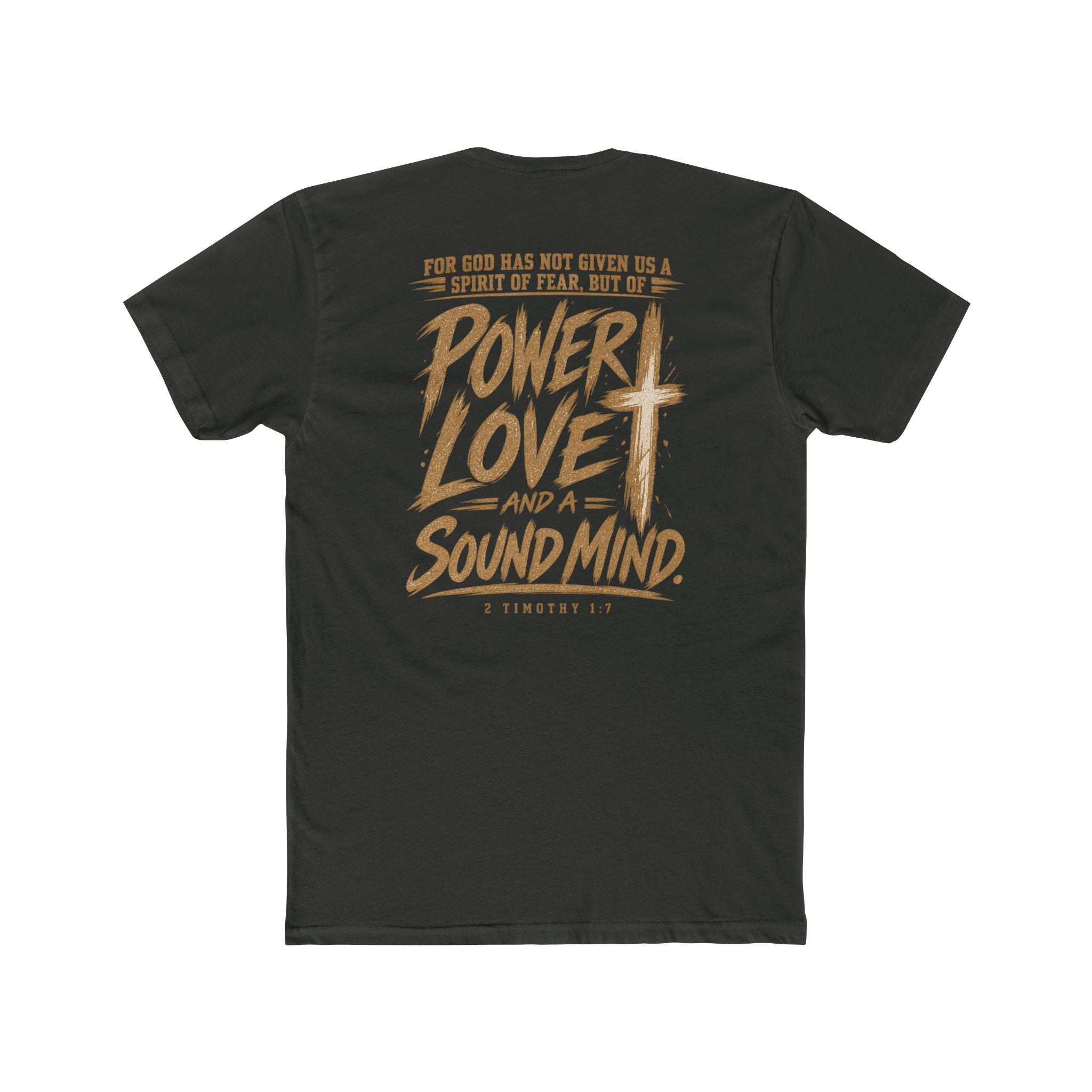Power, Love & Sound Mind Tee — Inspirational Christian Quote T-Shirt