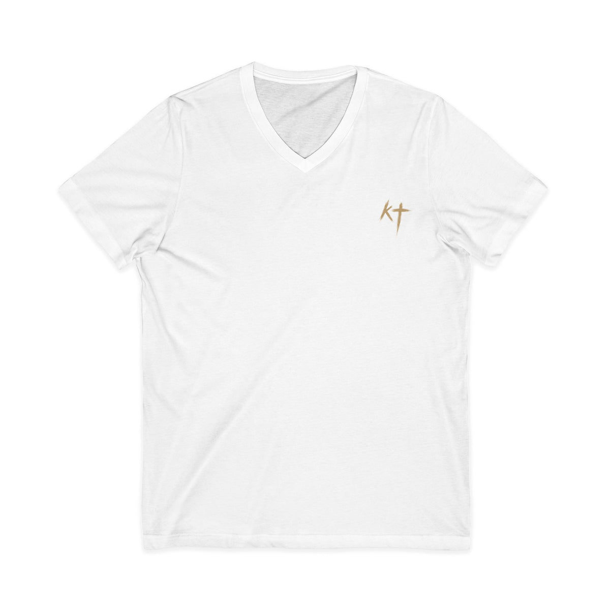 With God All Things Are Possible V-Neck T-Shirt — Christian Faith Inspirational Tee