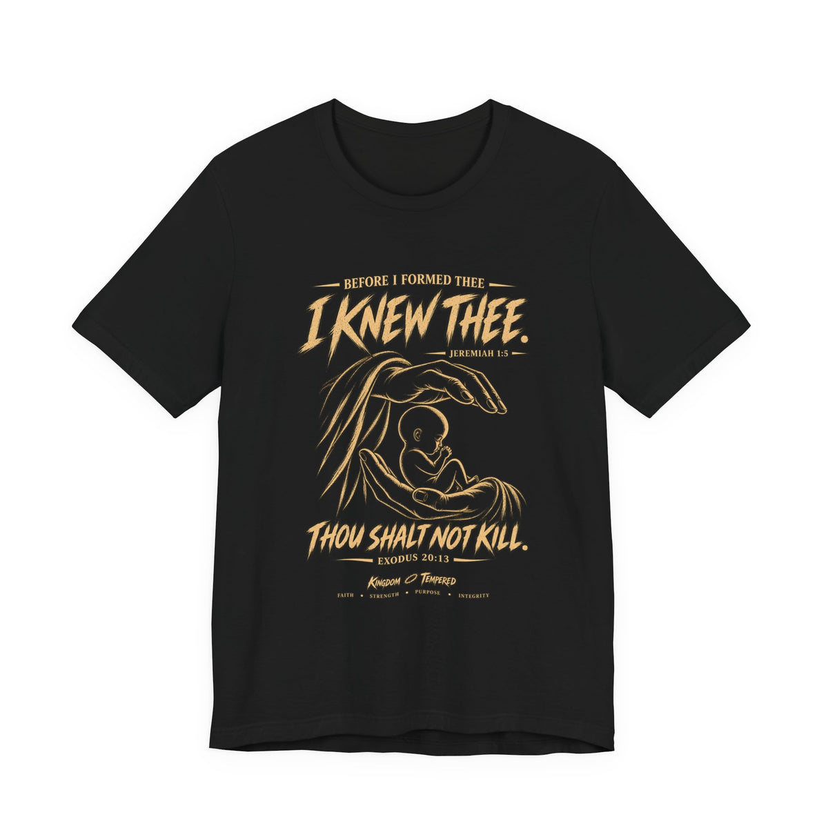 I Knew Thee Nativity Tee – Christian Faith Baby Jesus Graphic T-Shirt