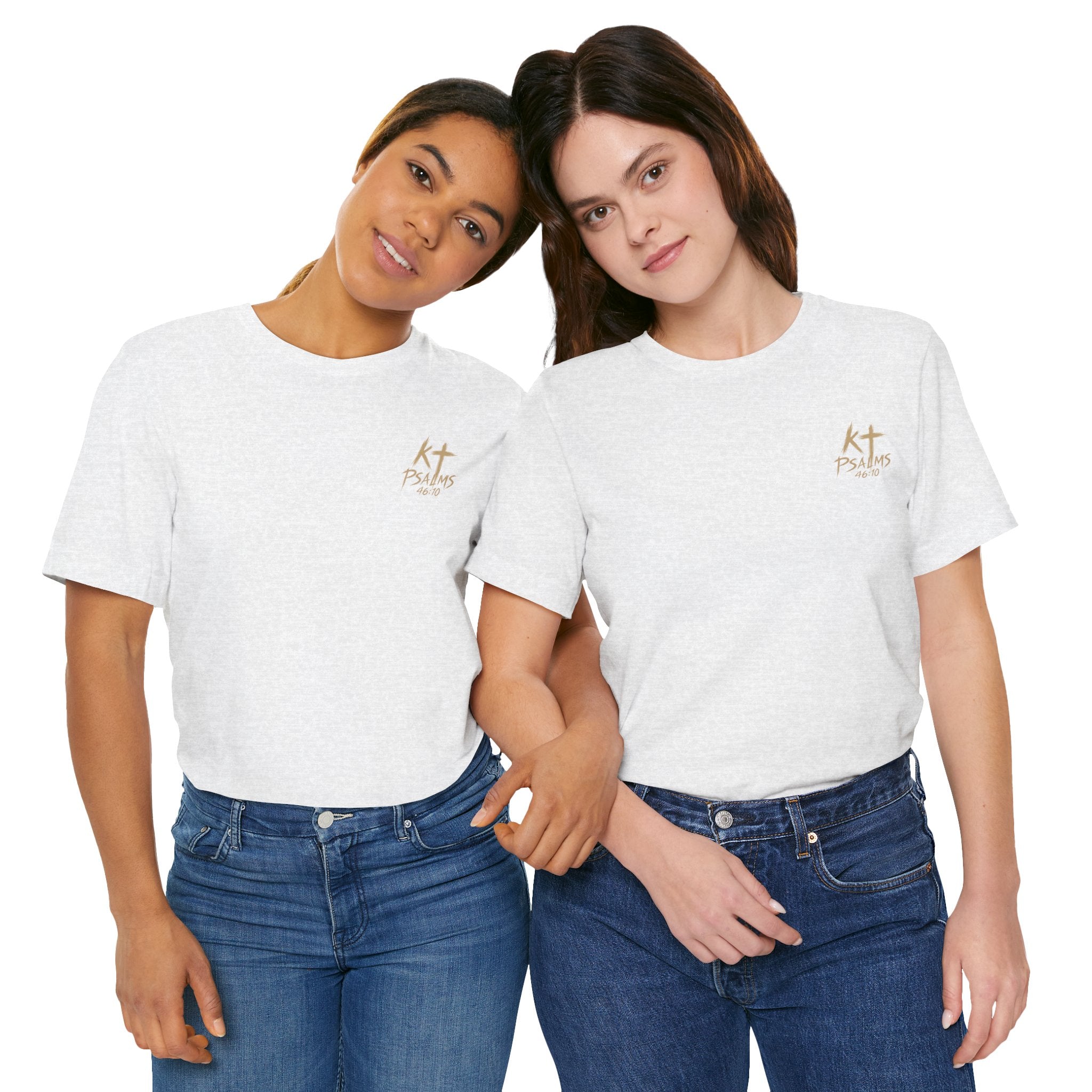 Be Still and Know Tee — Floral Christian Scripture T‑Shirt (Psalm 46:10)