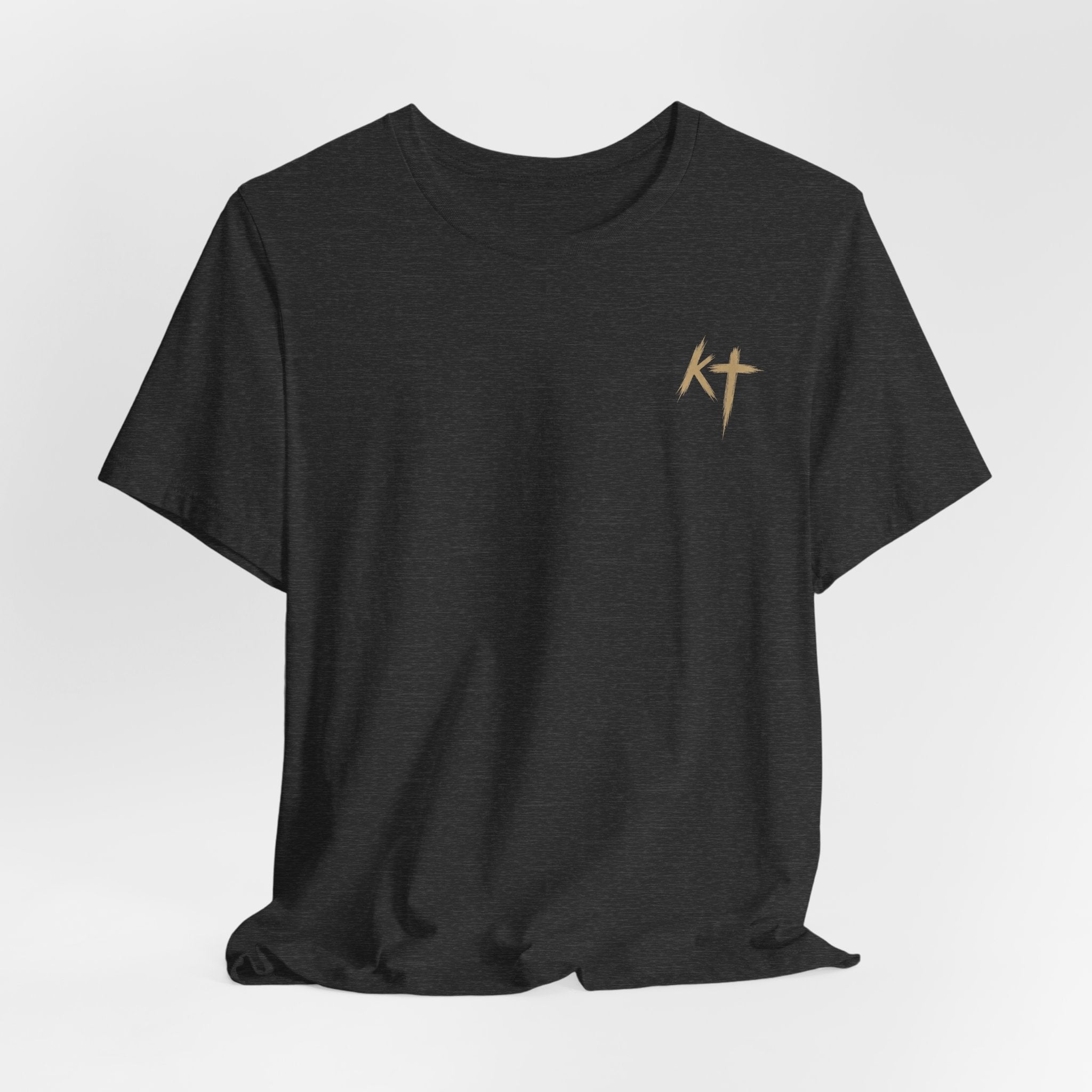 Christian Cross Reflection Tee — 'I Will Be With You' Inspirational T-Shirt