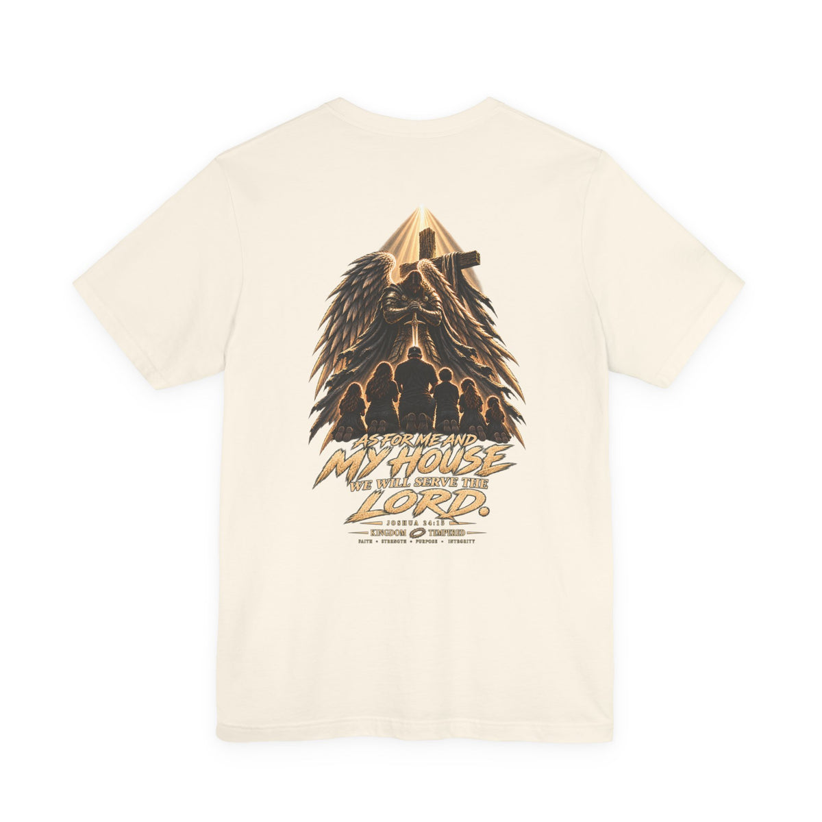Christian Faith T-Shirt — “As For Me and My House” Family Scripture Tee