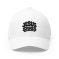 Jesus Saves Embroidered Cap — Religious Faith Trucker Hat