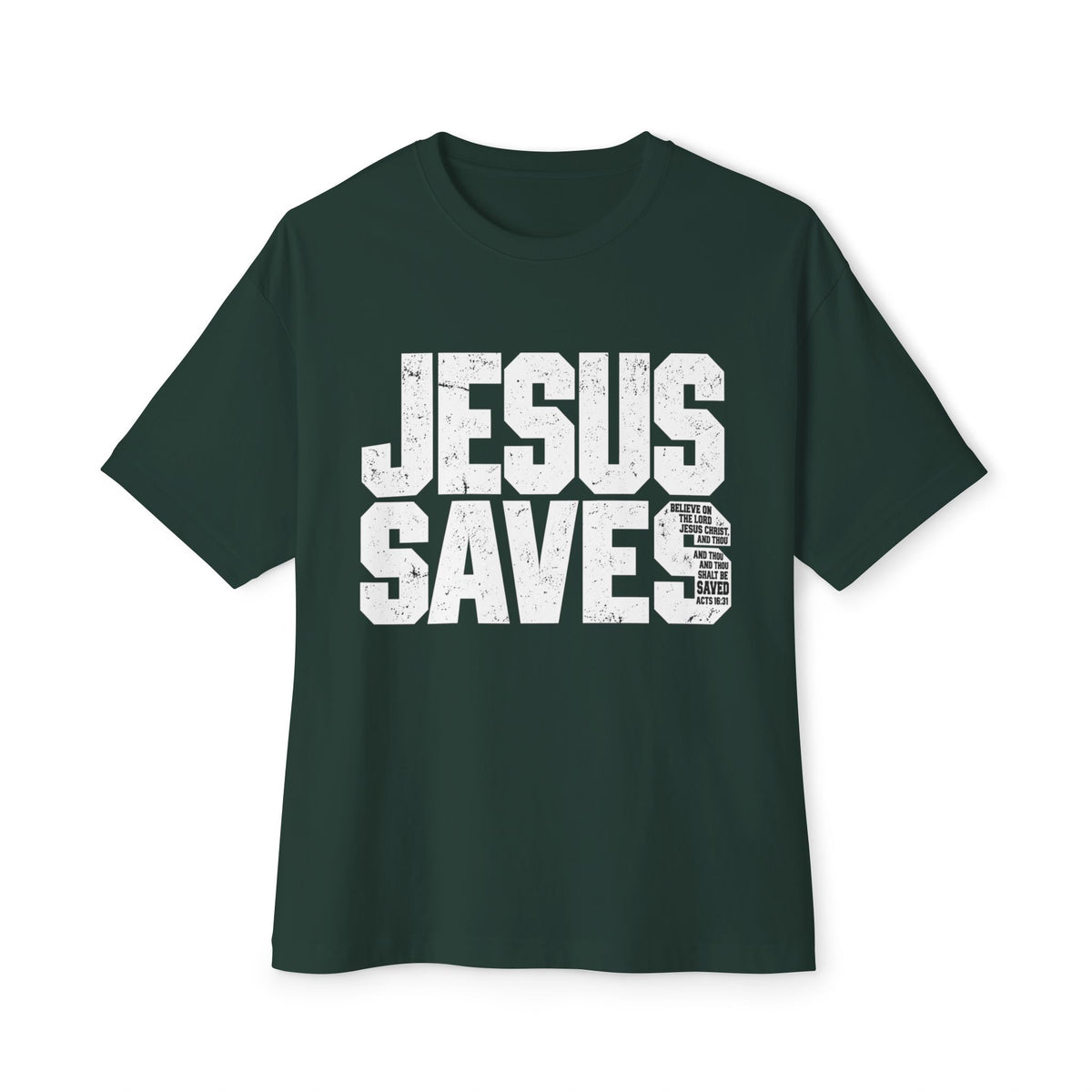 Jesus Saves Boxy Tee