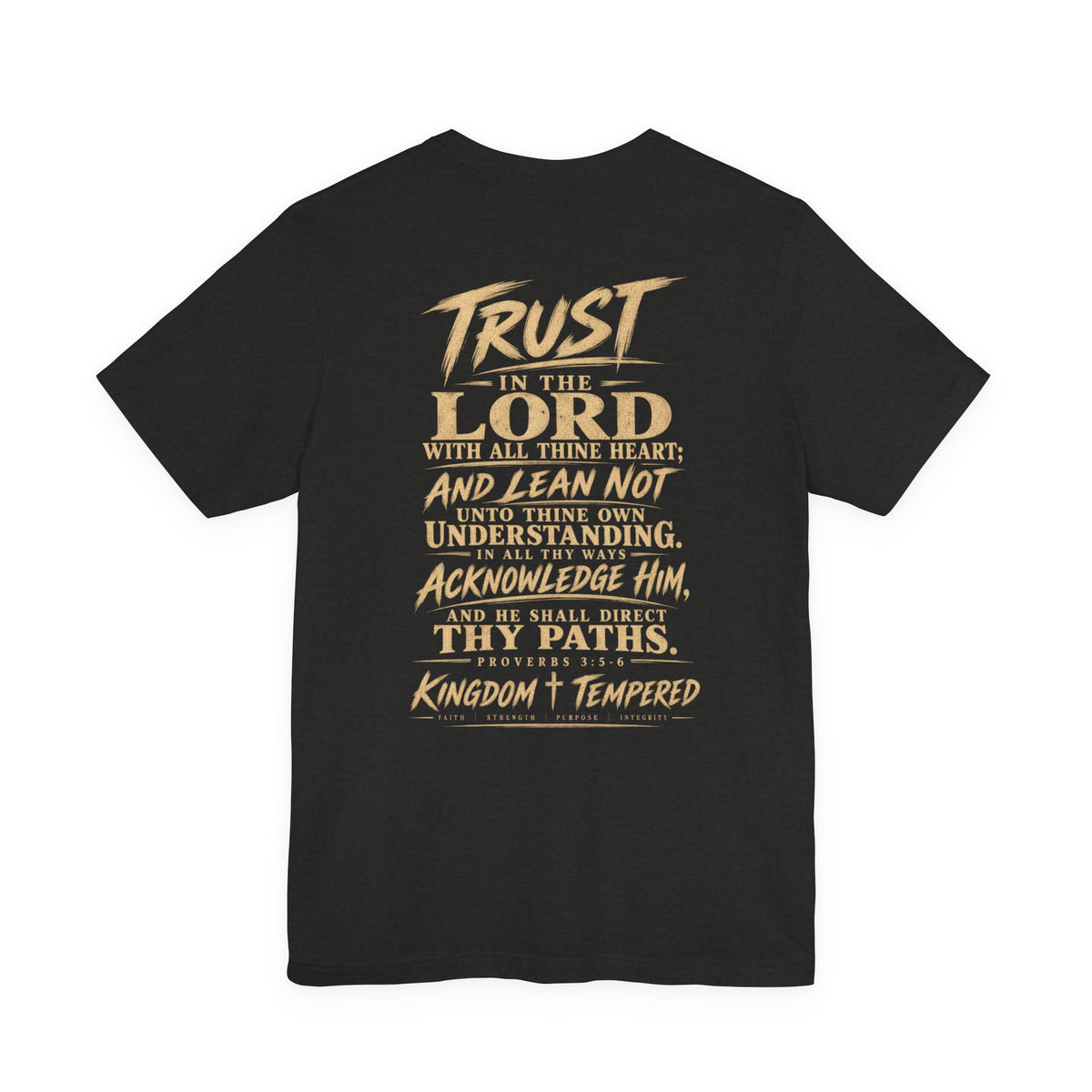 Faith T‑Shirt — "Trust in the Lord" Scripture Tee
