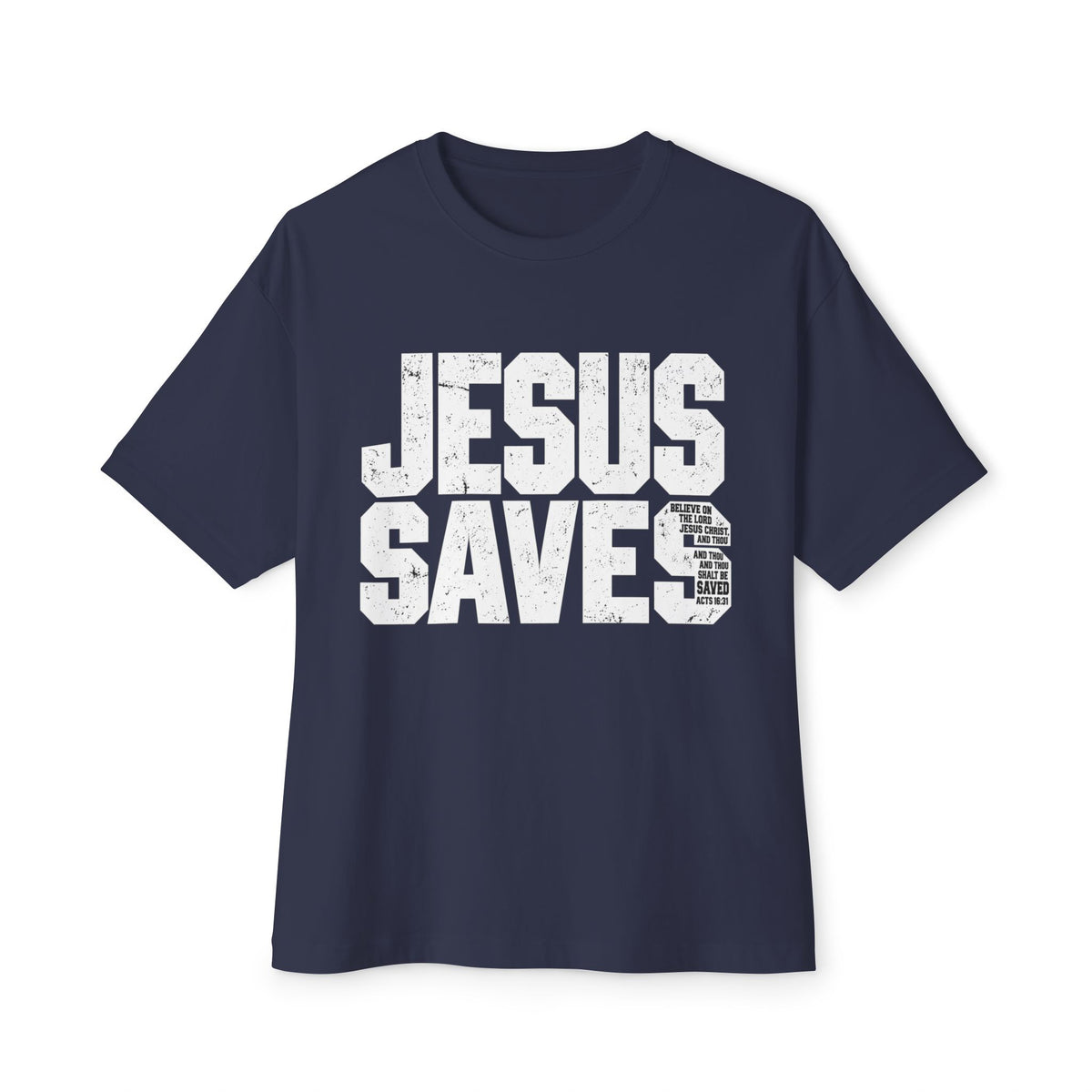 Jesus Saves Boxy Tee