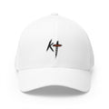Embroidered 'KT' Cross Logo Cap — Structured Closed-Back Baseball Hat