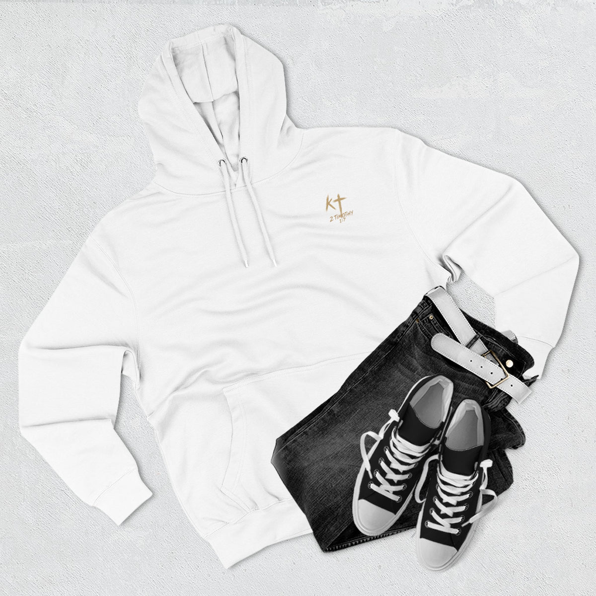 Power, Love & Sound Mind Hoodie – Christian Faith Verse Fleece Hoodie