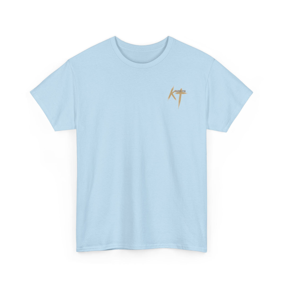 Pray With Faith Tee — Lion & Cross Christian Graphic T-Shirt