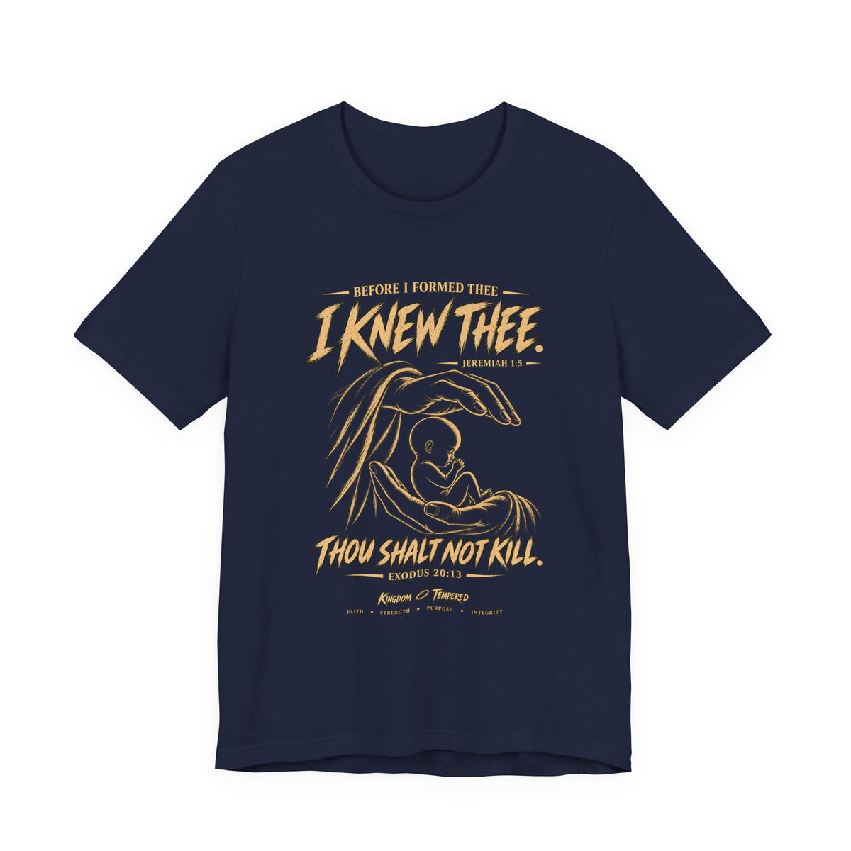 I Knew Thee Nativity Tee – Christian Faith Baby Jesus Graphic T-Shirt
