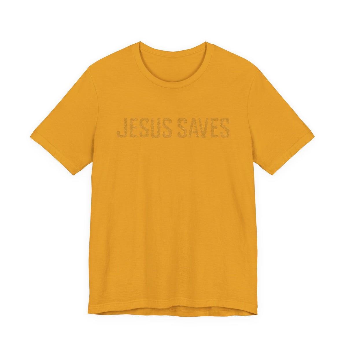 Jesus Saves written in scripture — Minimal Faith T-Shirt
