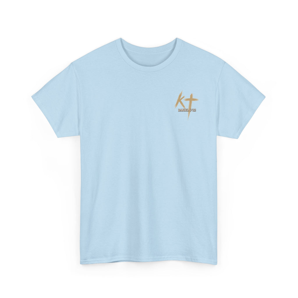 Pray With Faith Tee — Lion & Cross Christian Graphic T-Shirt