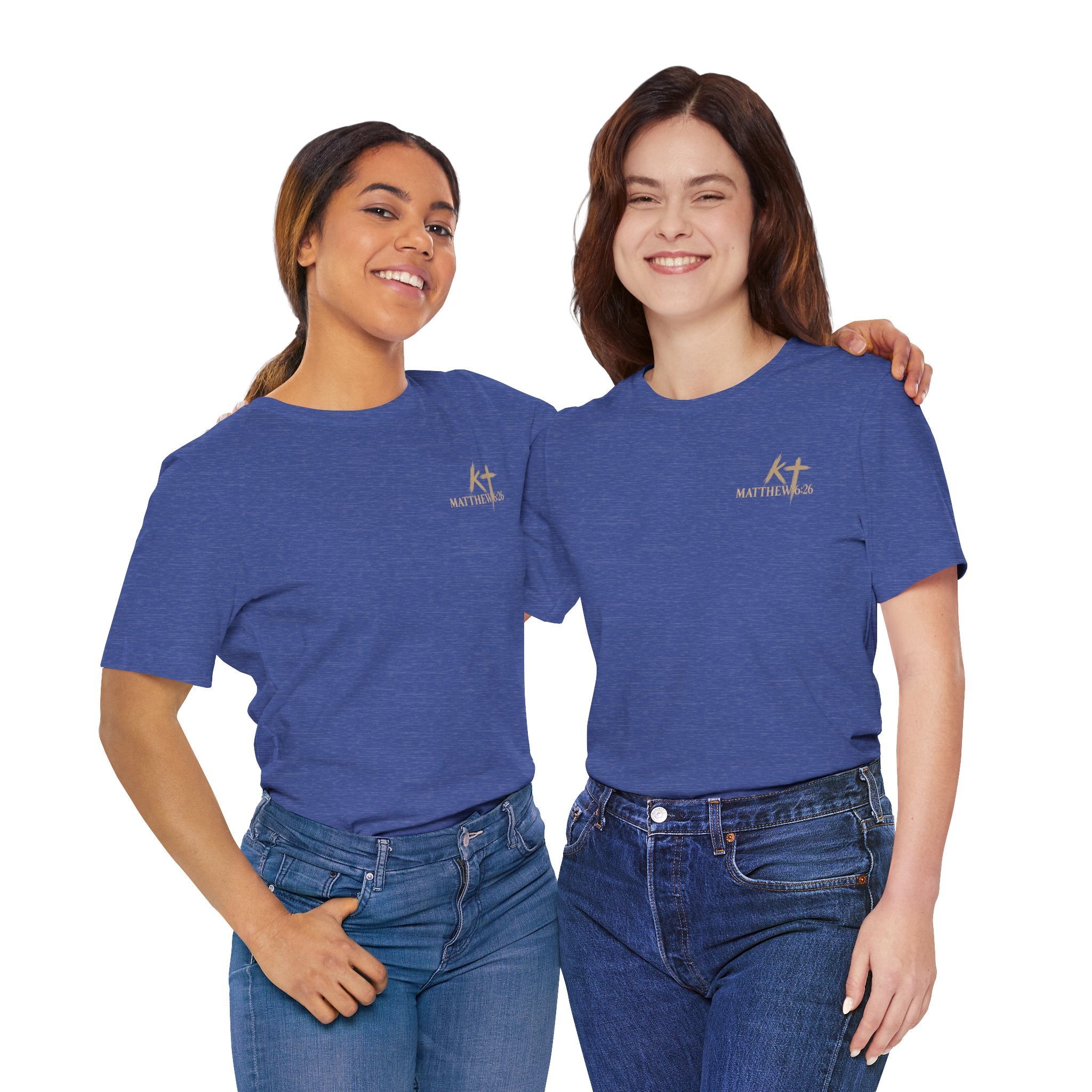 Kingdom & Tempted Christian Tee — Matthew 6:26 Inspirational T‑Shirt