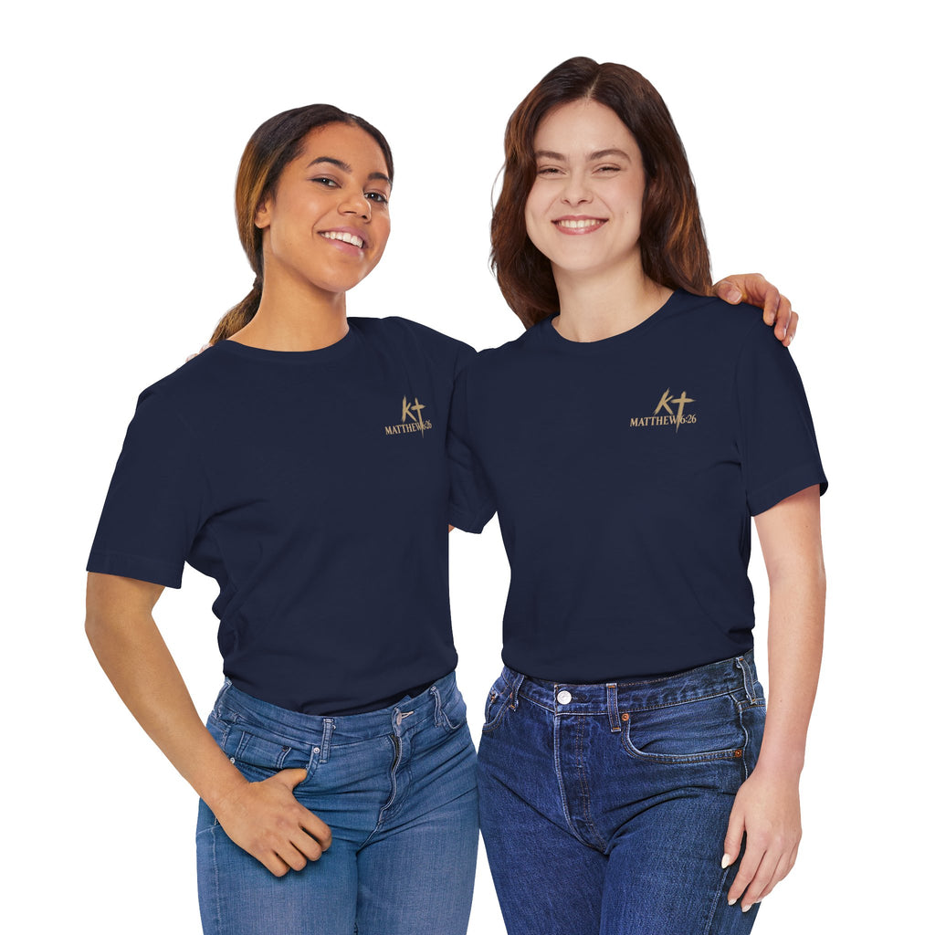 Kingdom & Tempted Christian Tee — Matthew 6:26 Inspirational T‑Shirt
