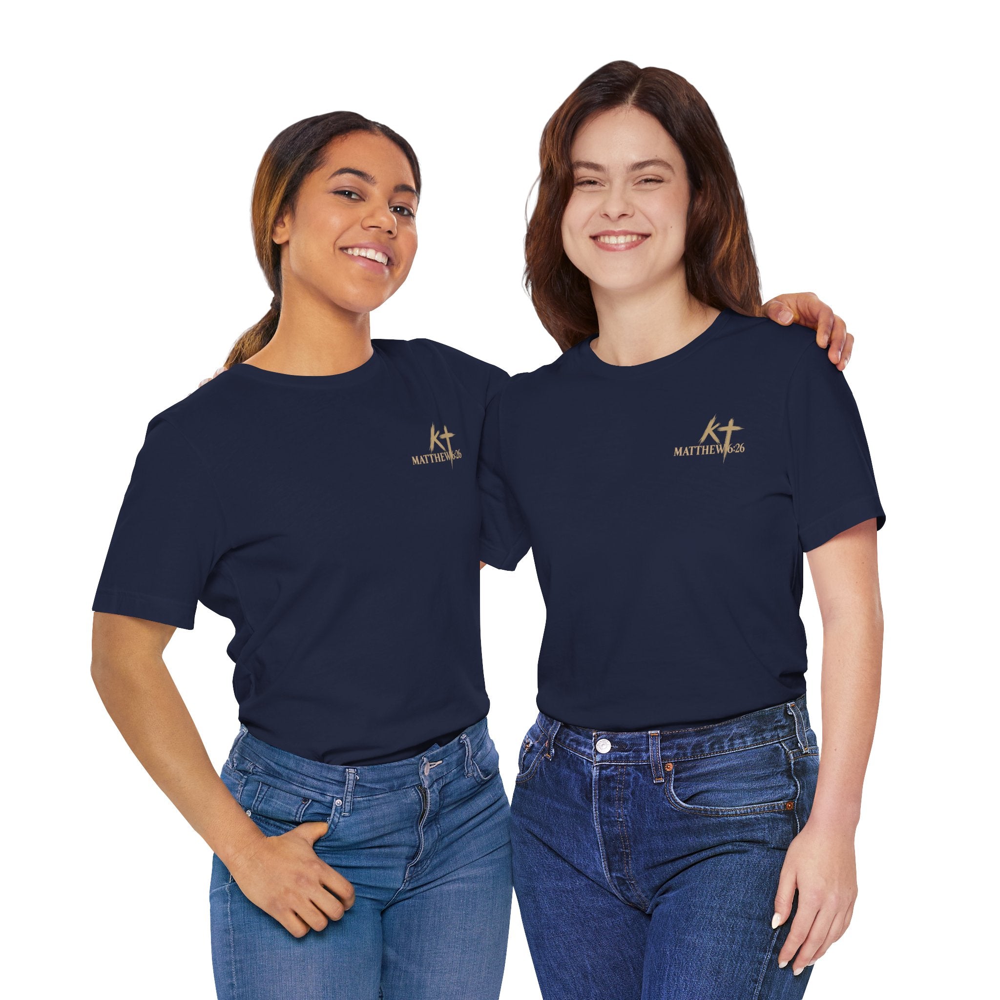 Kingdom & Tempted Christian Tee — Matthew 6:26 Inspirational T‑Shirt