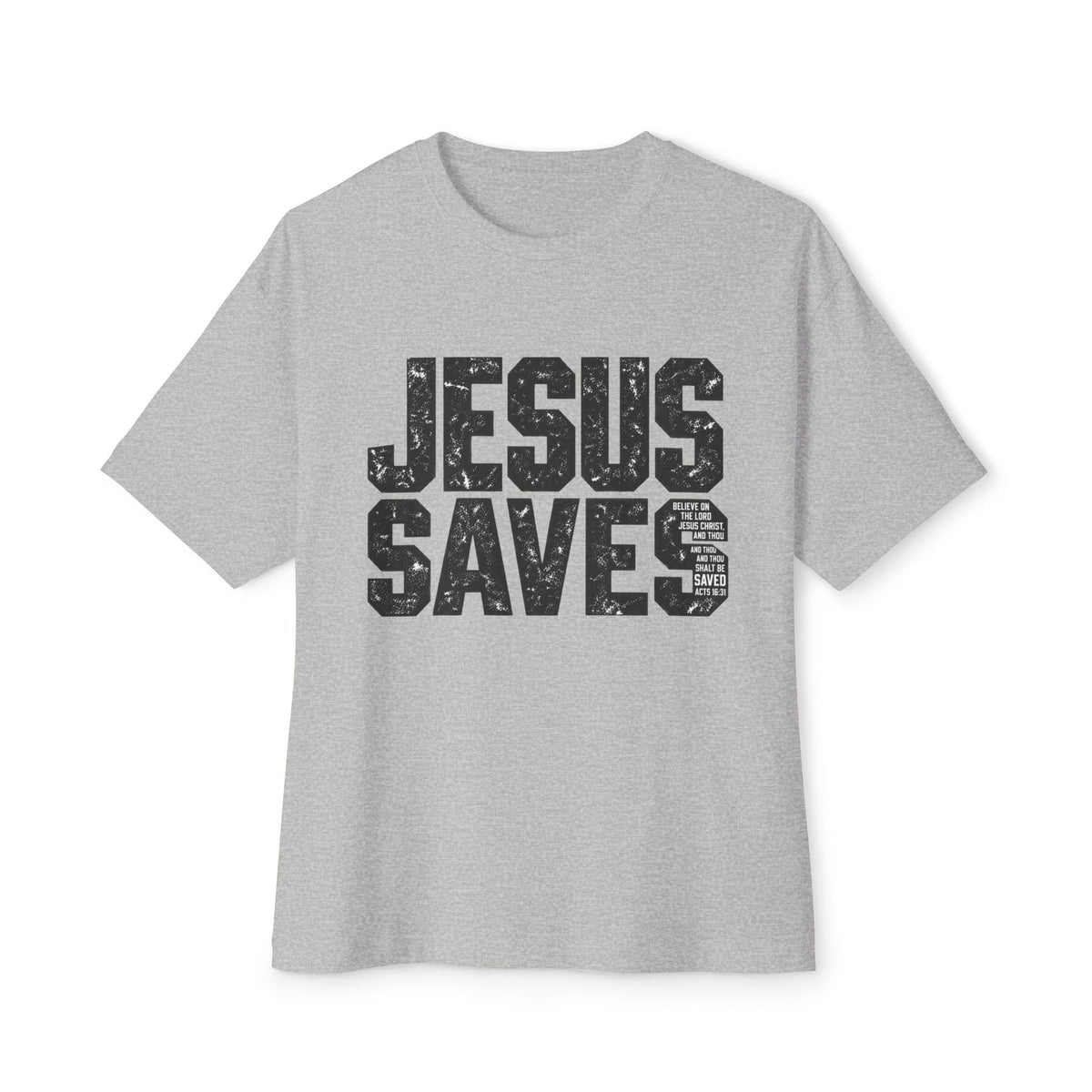 Jesus Saves Boxy Tee