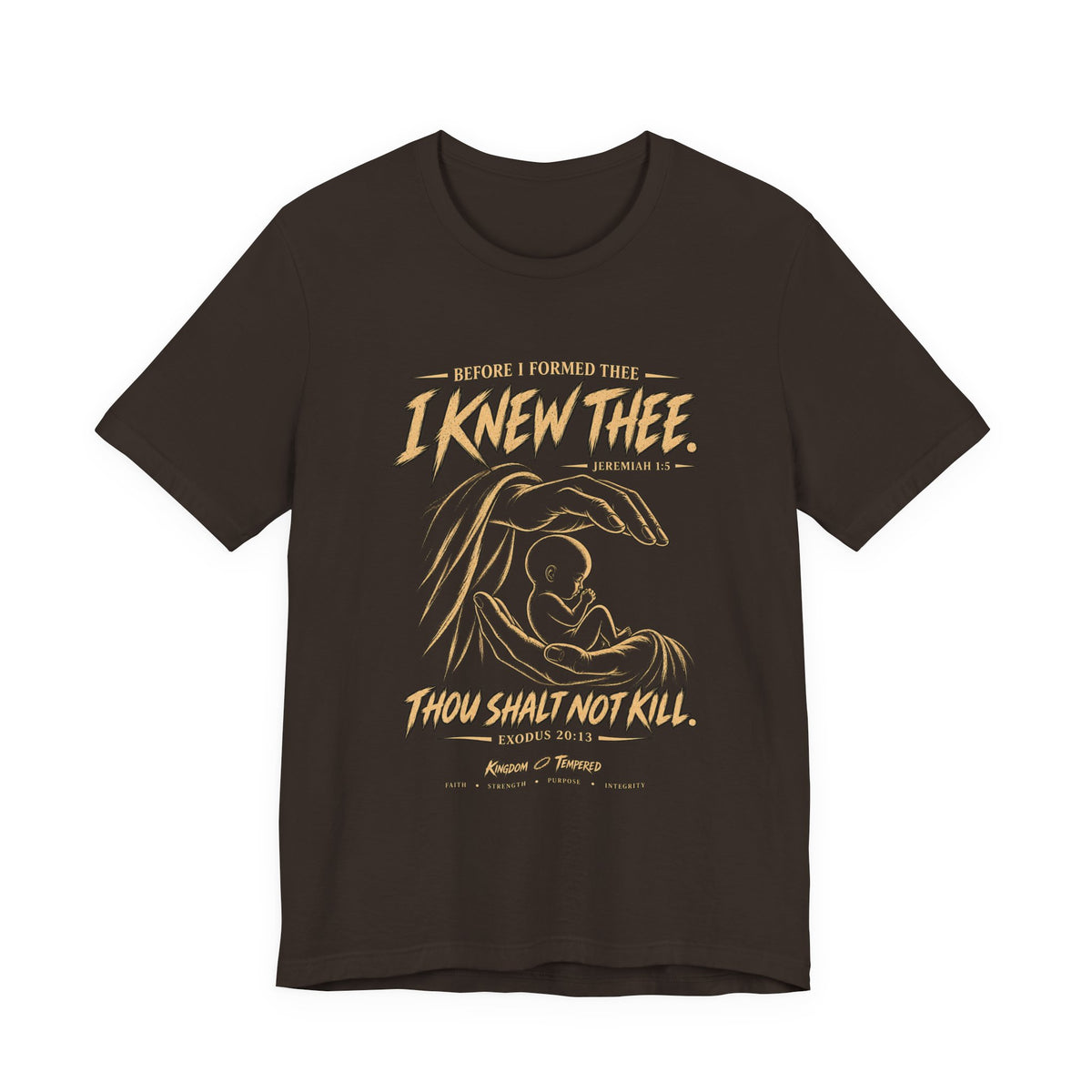 I Knew Thee Nativity Tee – Christian Faith Baby Jesus Graphic T-Shirt