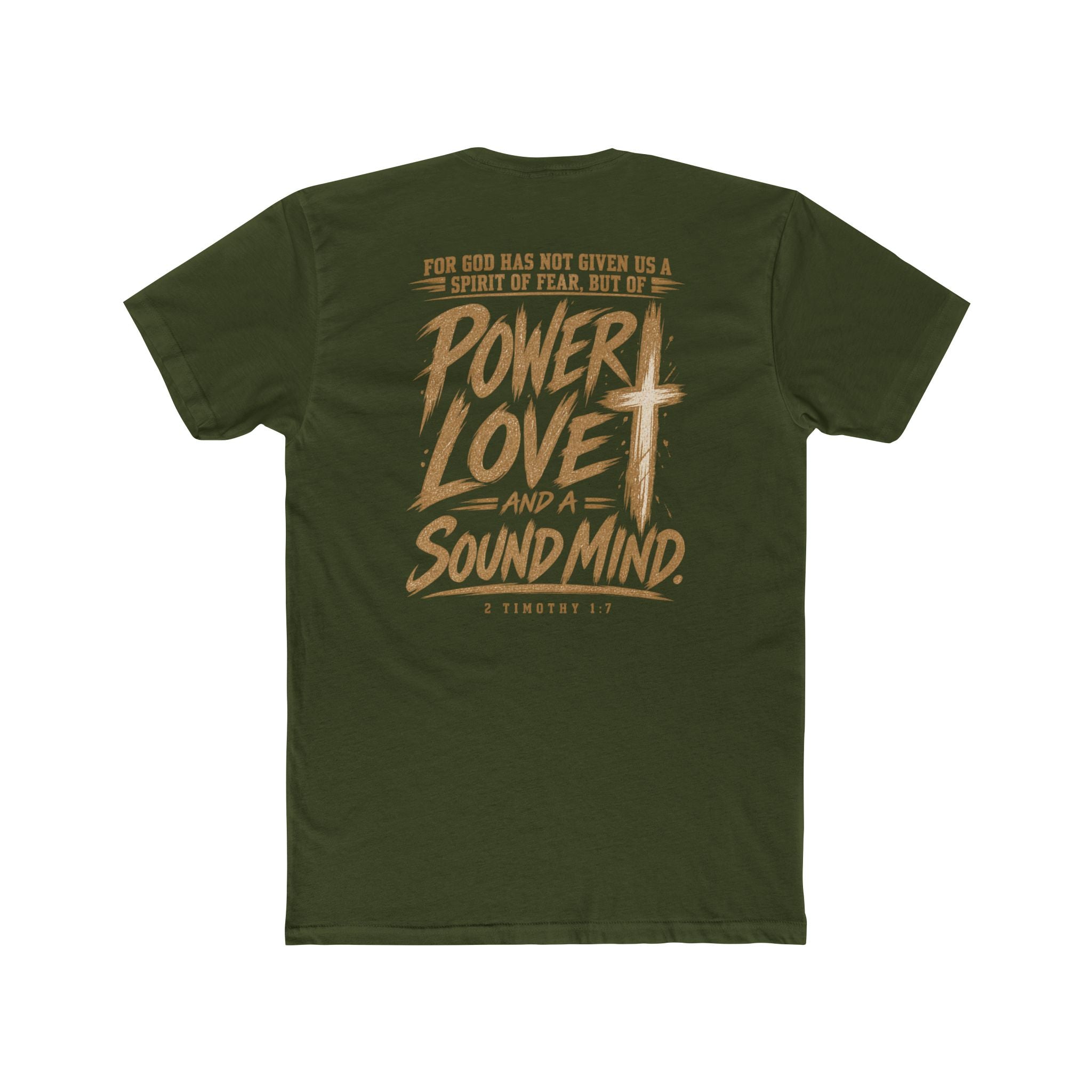 Power, Love & Sound Mind Tee — Inspirational Christian Quote T-Shirt