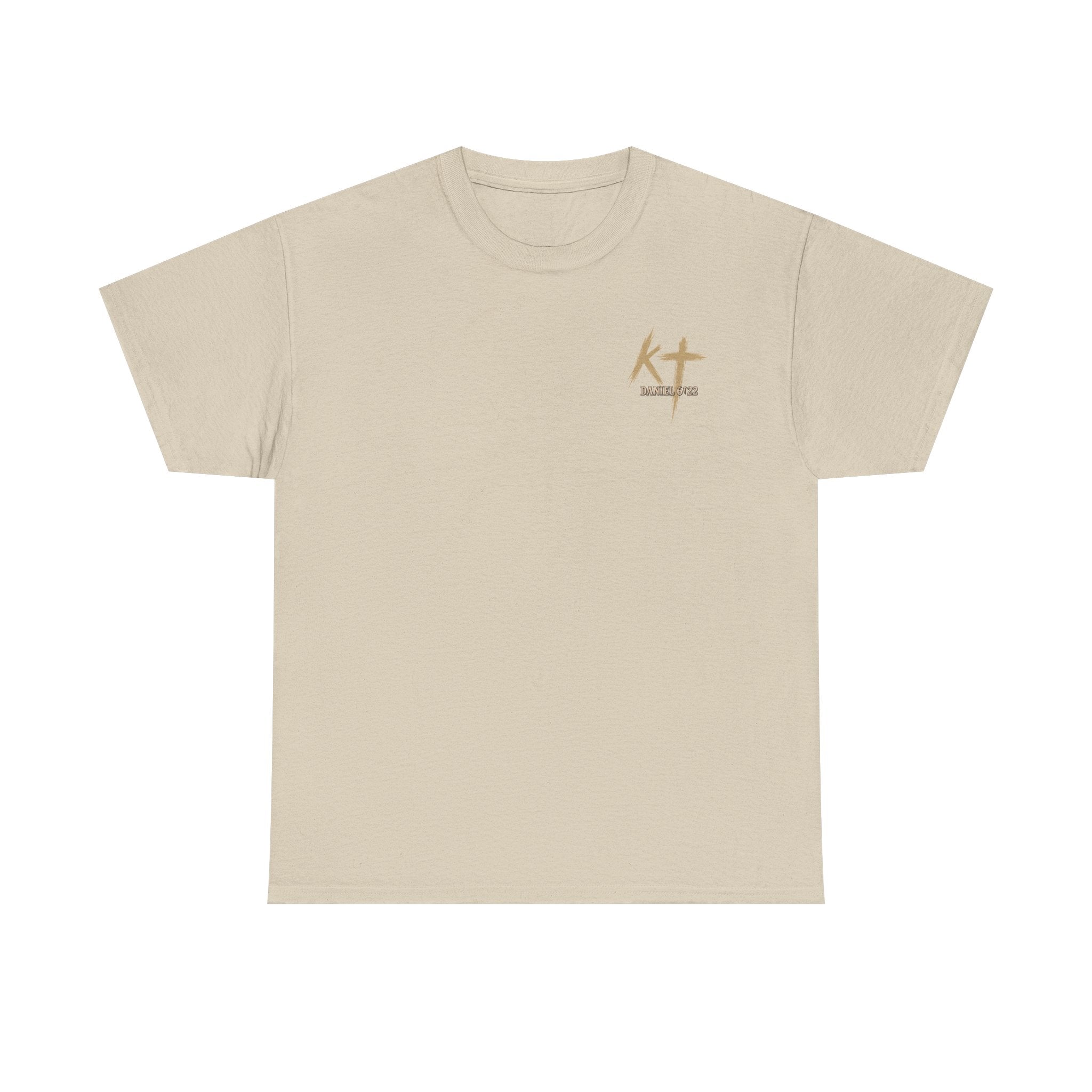 Pray With Faith Tee — Lion & Cross Christian Graphic T-Shirt