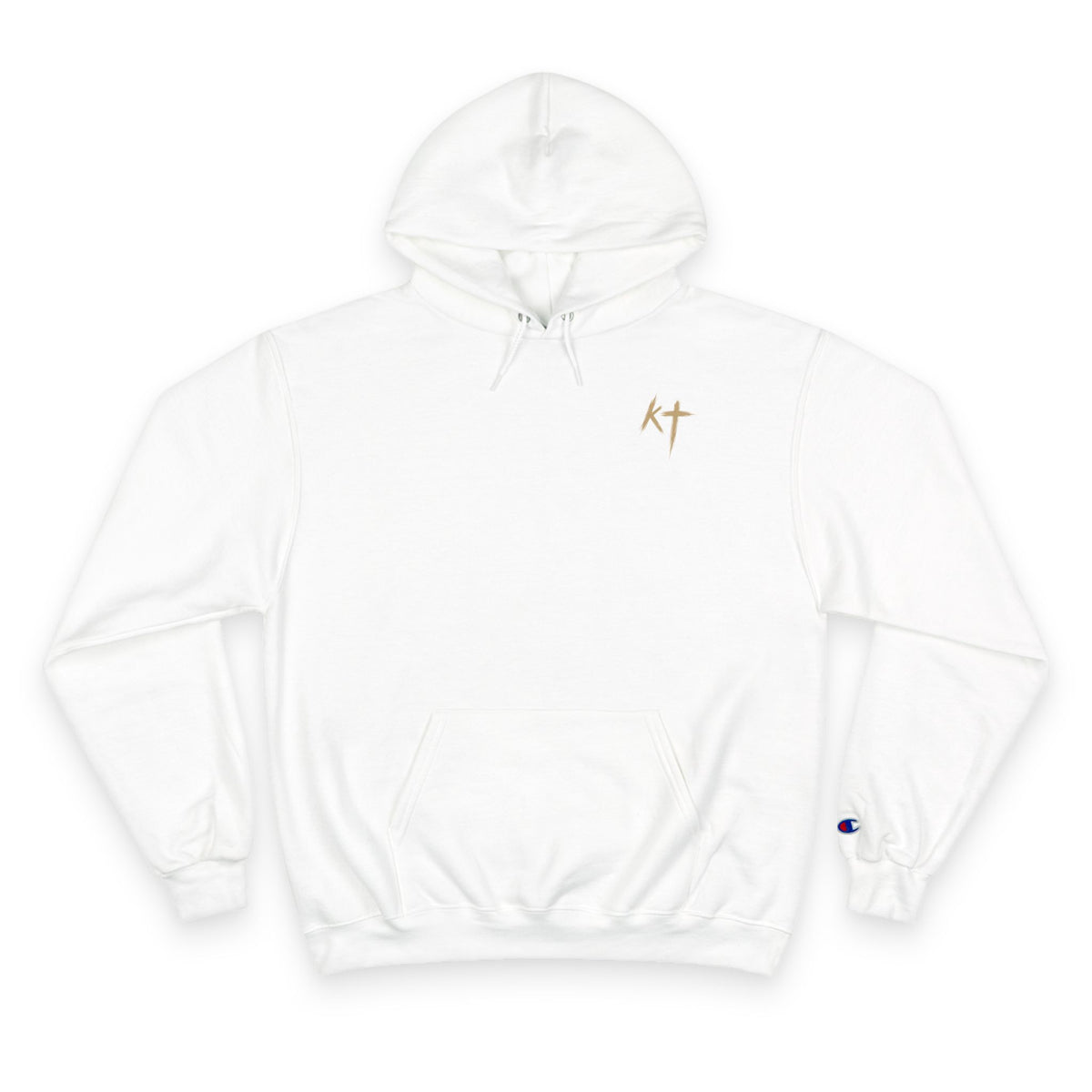 Champion Hoodie — Gold Wings Cross Graphic Hoodie