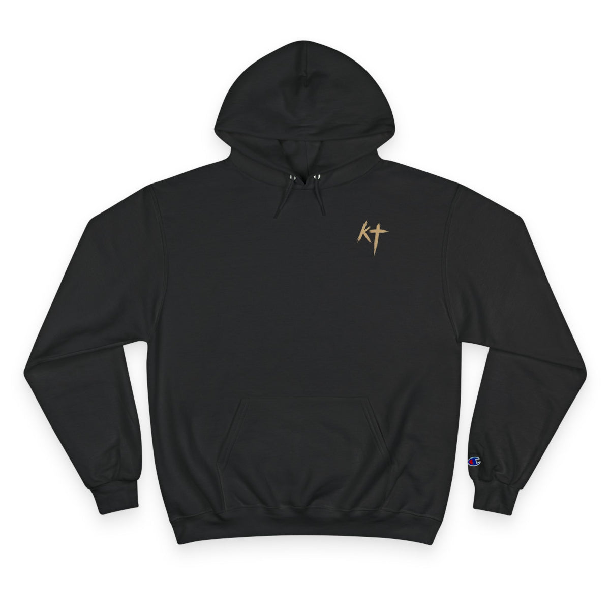 Champion Hoodie — Gold Wings Cross Graphic Hoodie