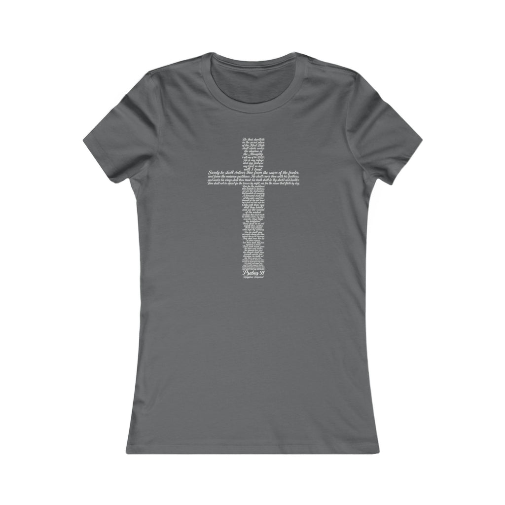 Women's Cross Scripture Tee — Inspirational Faith T‑Shirt