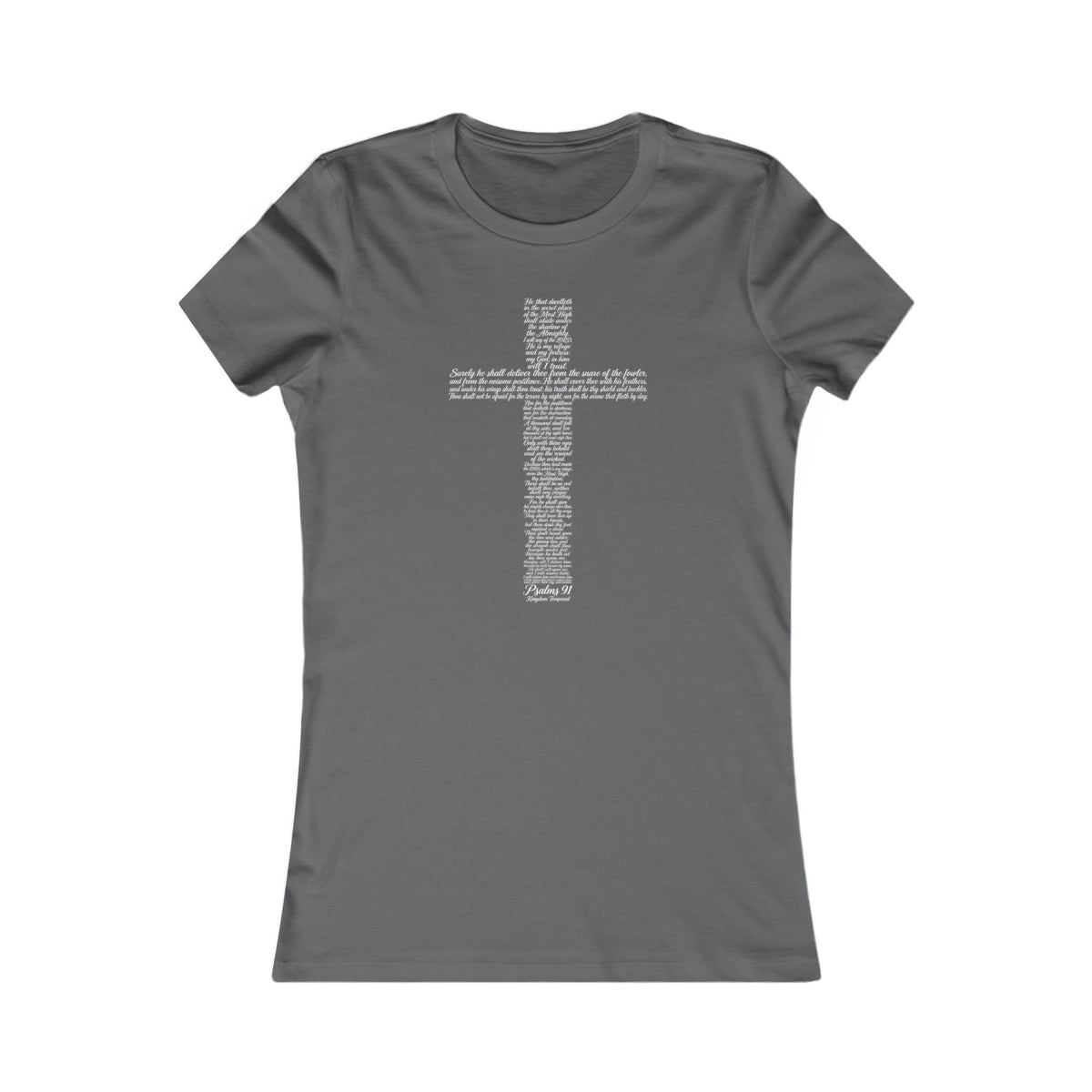 Women's Cross Scripture Tee — Inspirational Faith T‑Shirt