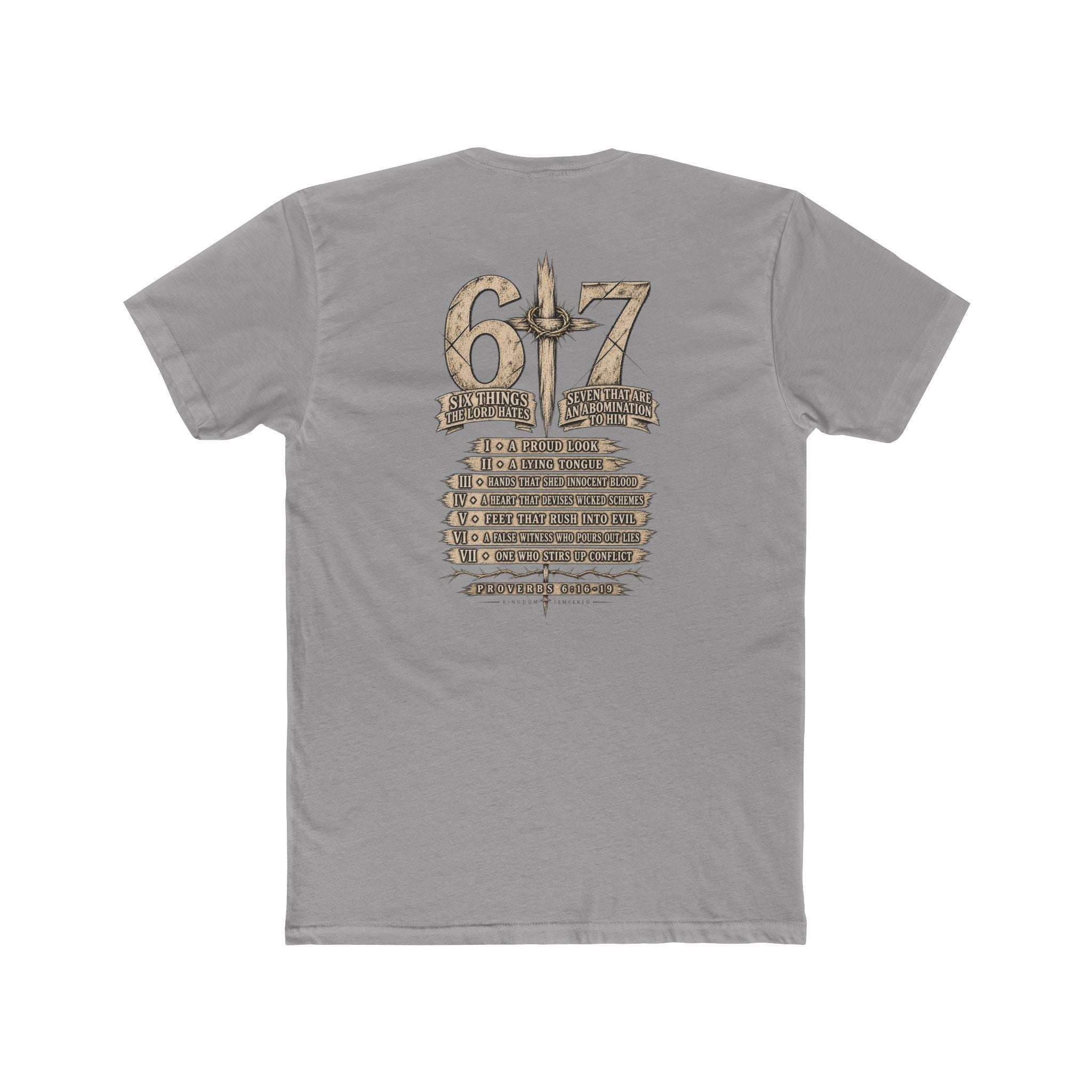 6•7 Cross Sword Vintage Graphic Tee — Providence Youth Ministry Shirt