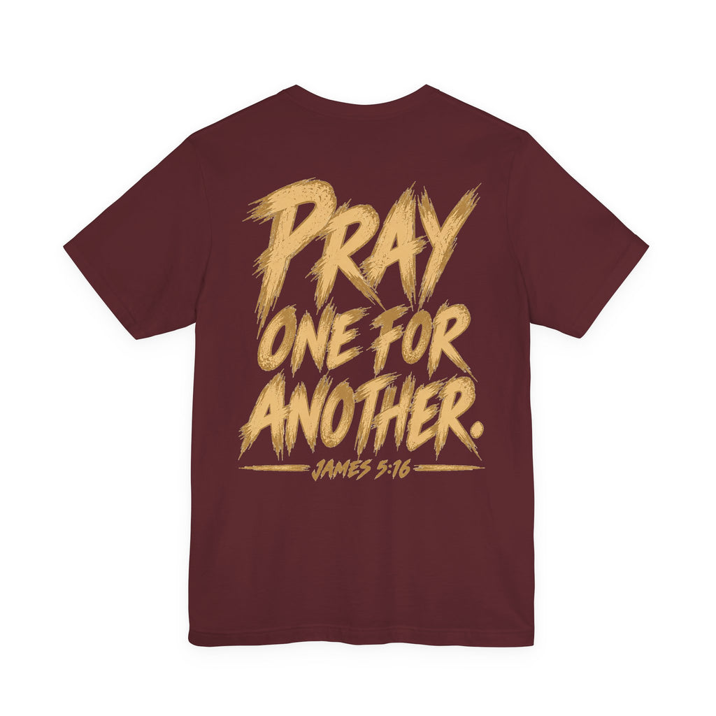 Prayer T‑Shirt - "Need Prayer? Stop Me." | Pray One for Another Christian Tee