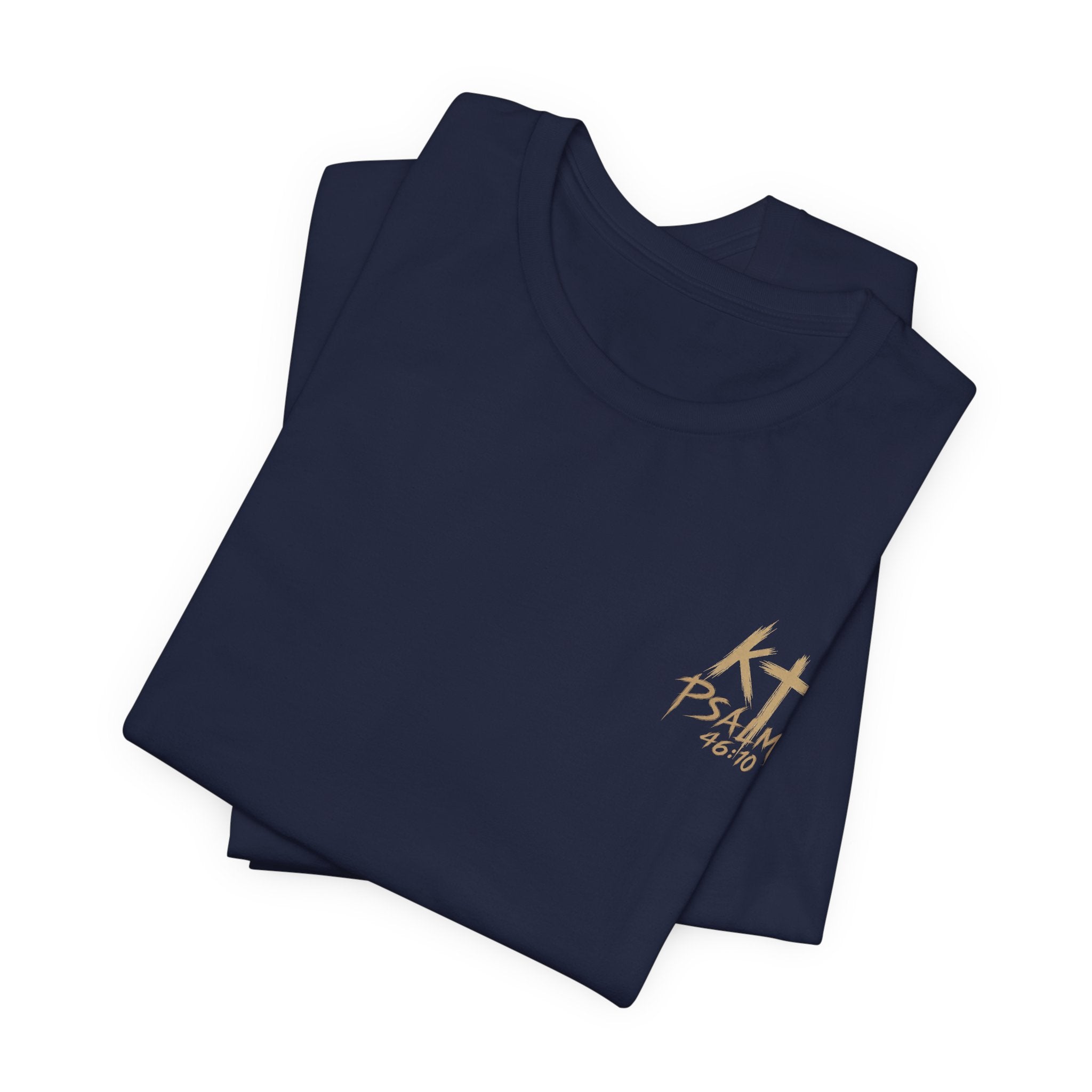 Be Still and Know Tee — Floral Christian Scripture T‑Shirt (Psalm 46:10)