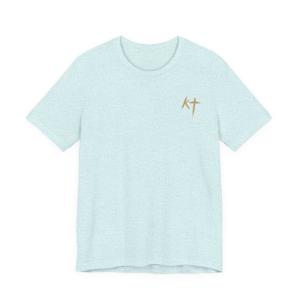 Christian Cross Reflection Tee — 'I Will Be With You' Inspirational T-Shirt